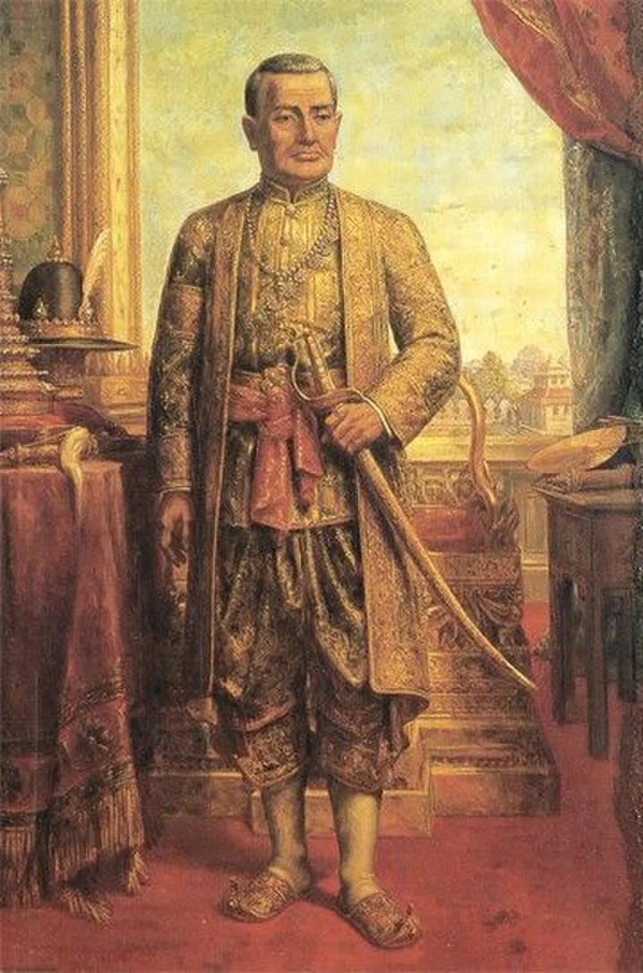 Porträt von Rama I. (1737–1809) – Gedenkseite