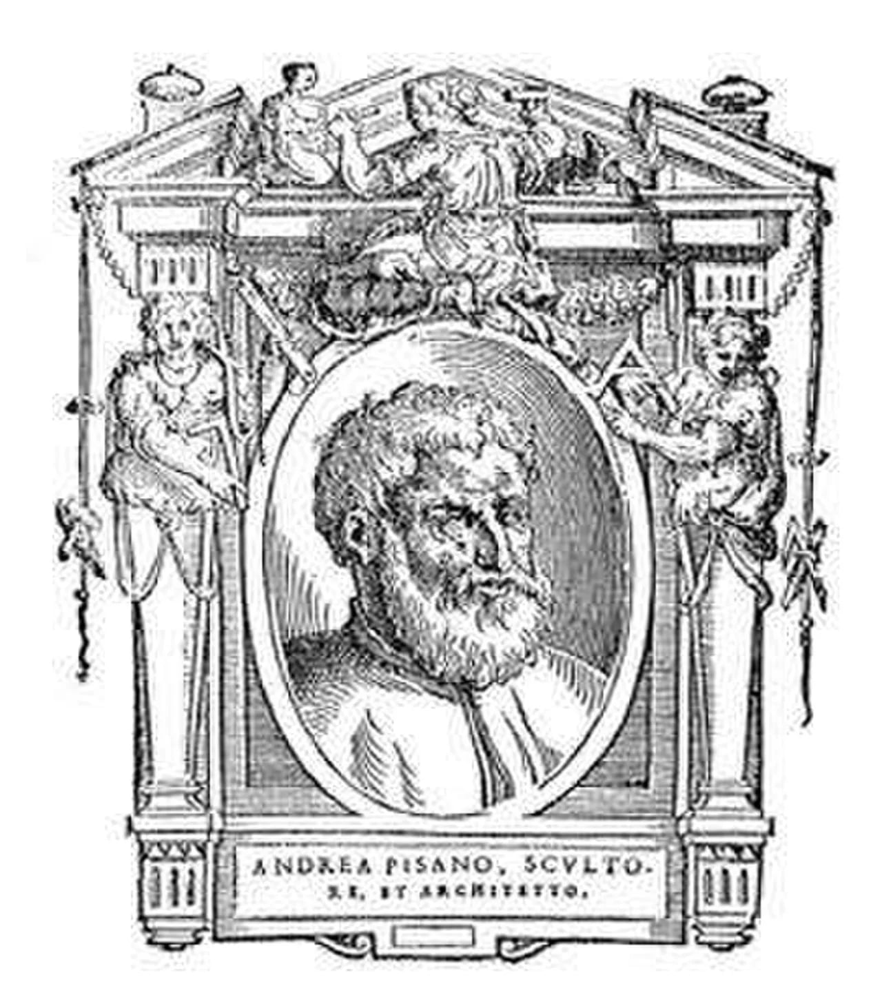 Porträt von Andrea Pisano (1290–1348) – Gedenkseite