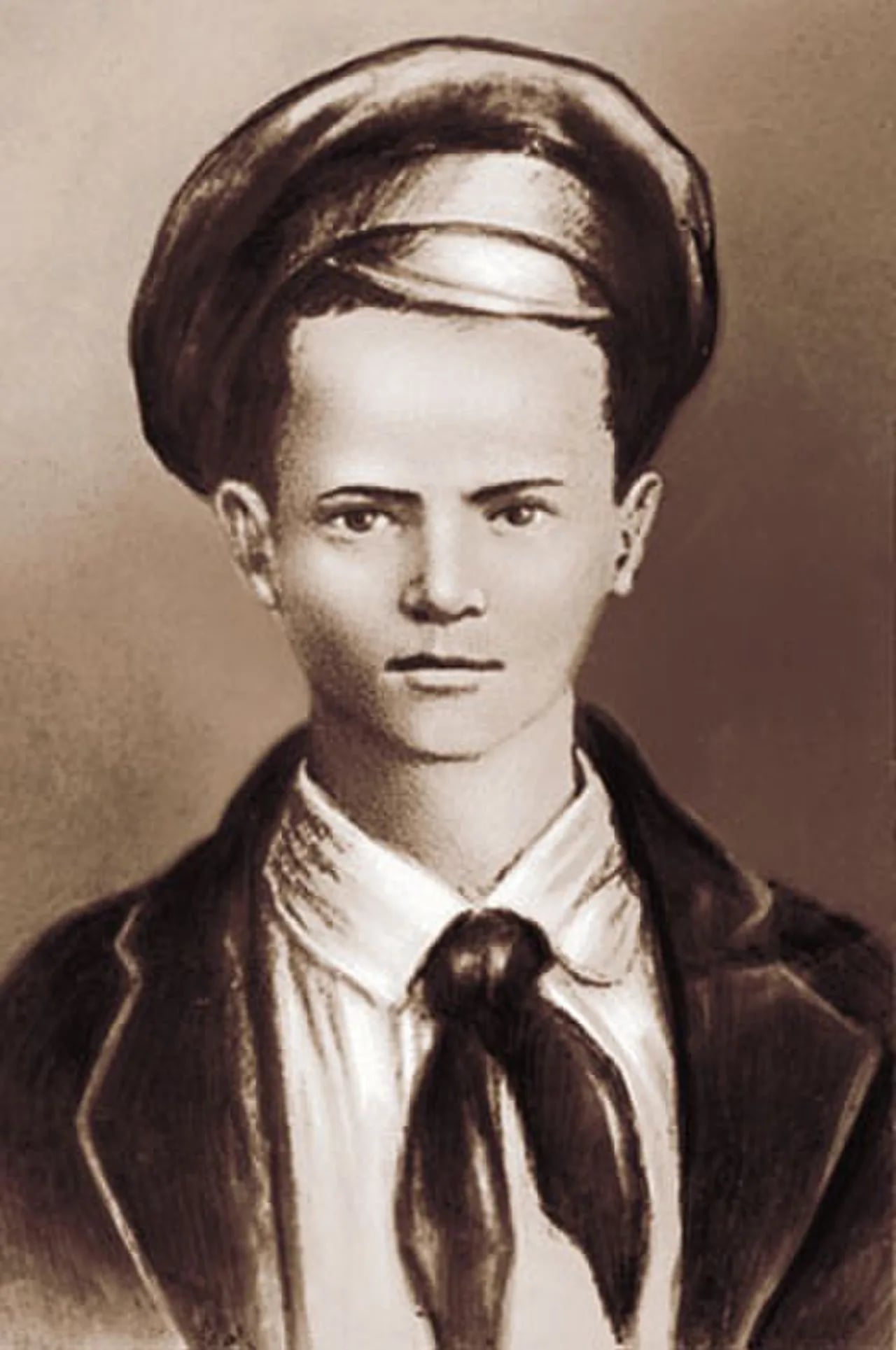 Porträt von Pawel Trofimowitsch Morosow (1918–1932) – Gedenkseite