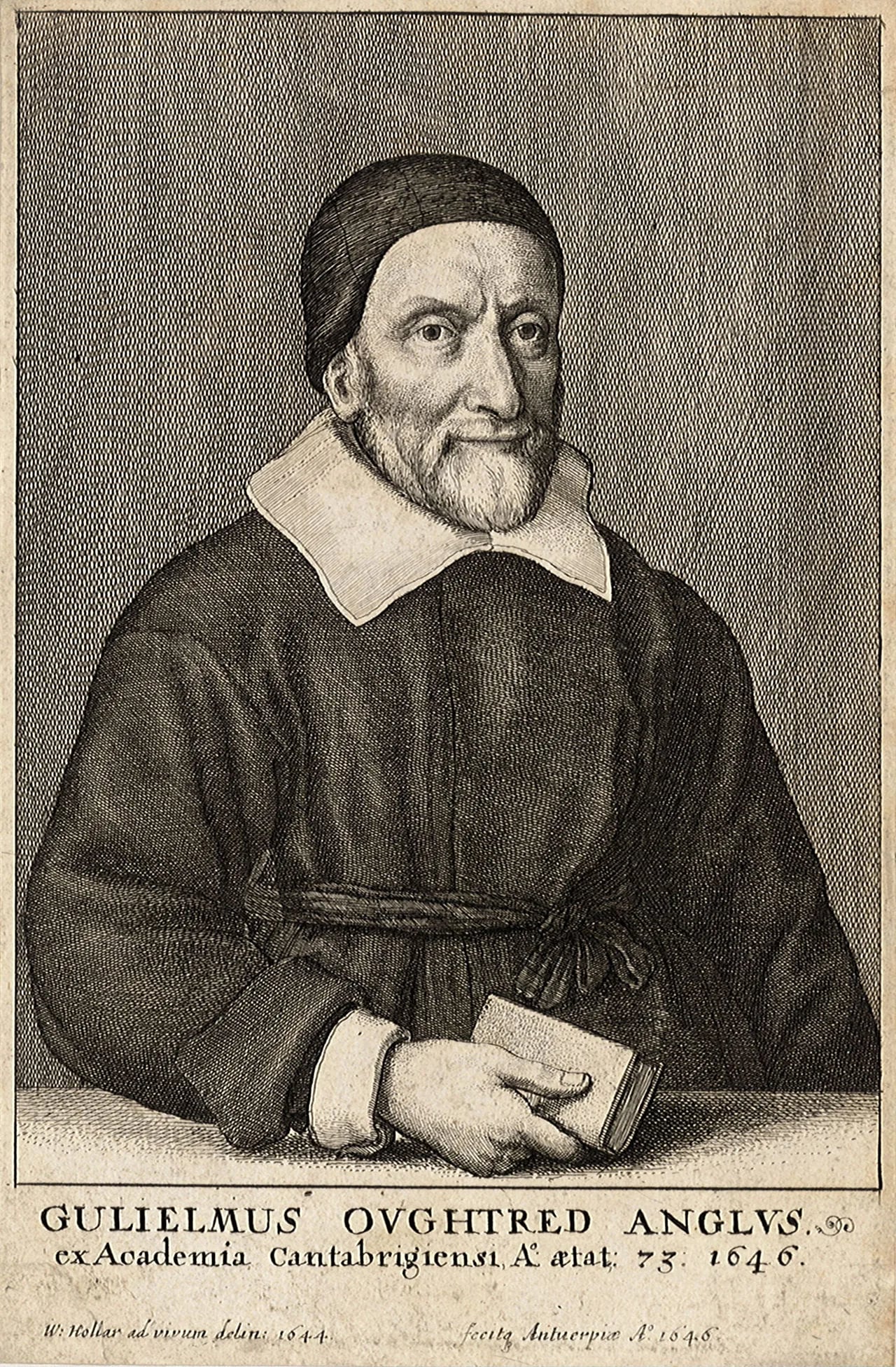 Portrait of William Oughtred (1574–1660) – memorial page