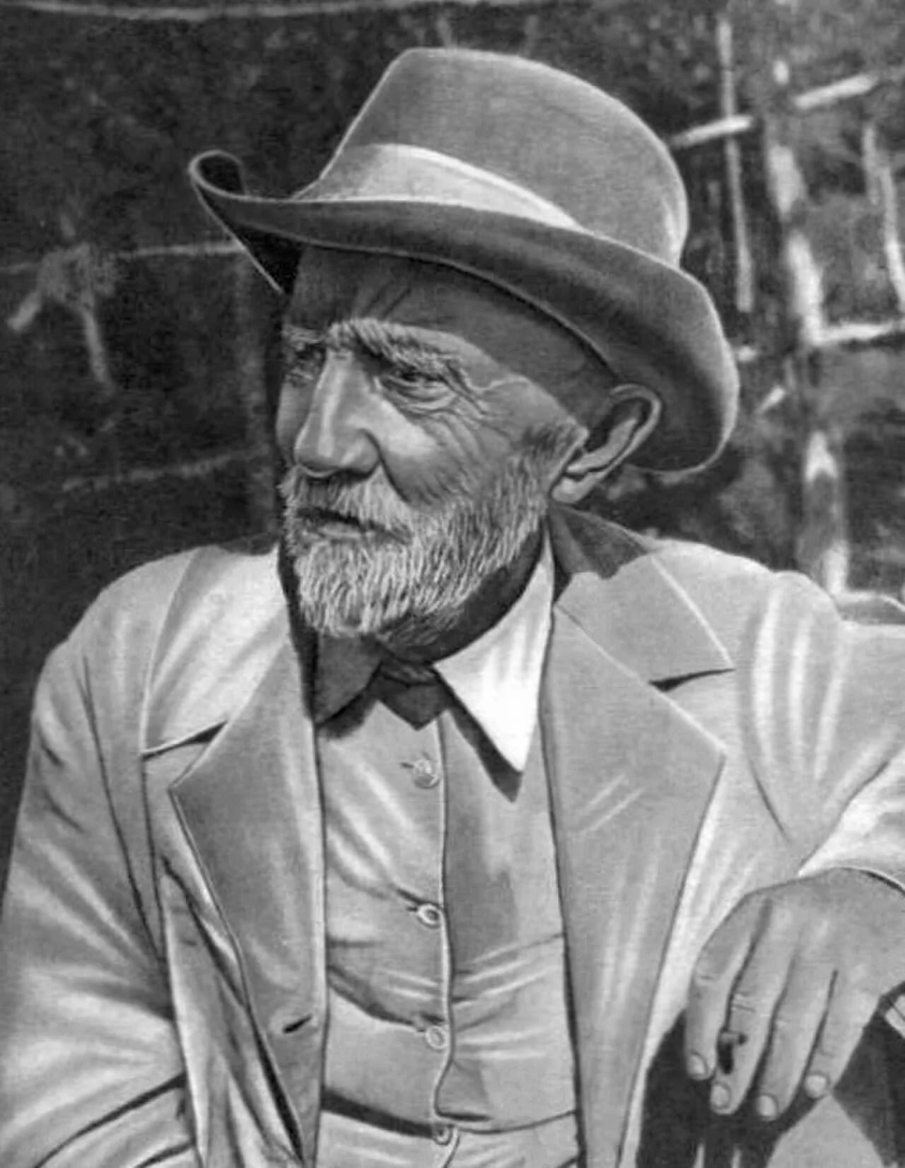 Porträt von Iwan Wladimirowitsch Mitschurin (1855–1935) – Gedenkseite