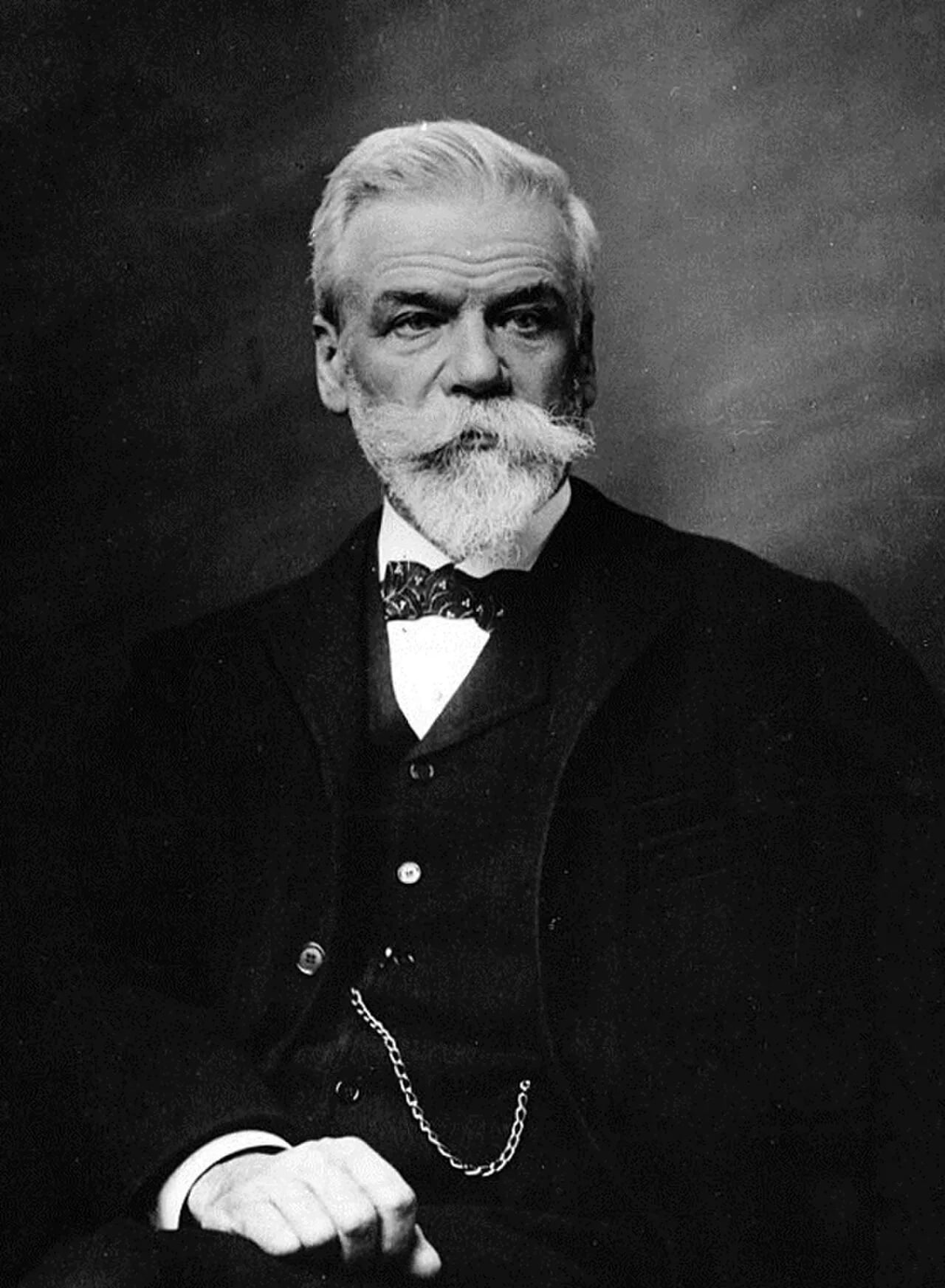 Porträt von Ernest Solvay (1838–1922) – Gedenkseite