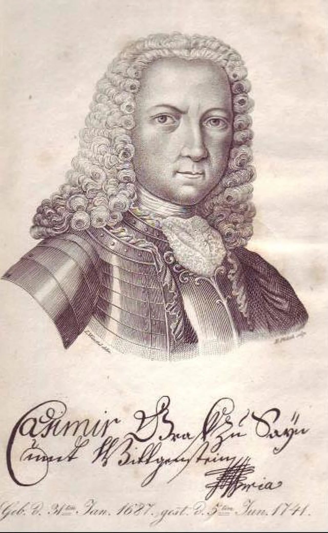 Portrait of Casimir (Sayn-Wittgenstein-Berleburg) (1687–1741) – memorial page