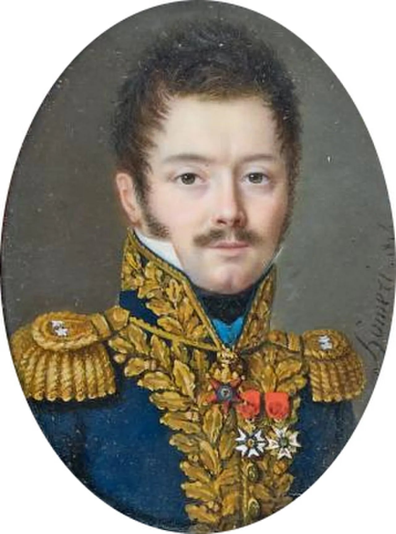 Porträt von Guillaume Alexandre Thomas Pégot (1773–1858) – Gedenkseite
