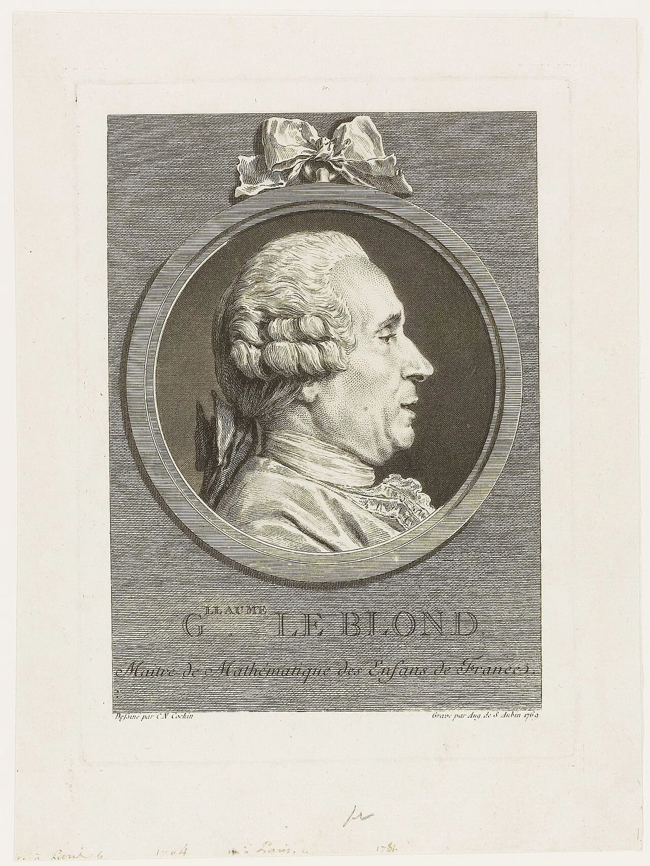 Portrait of Guillaume Le Blond (1704–1781) – memorial page