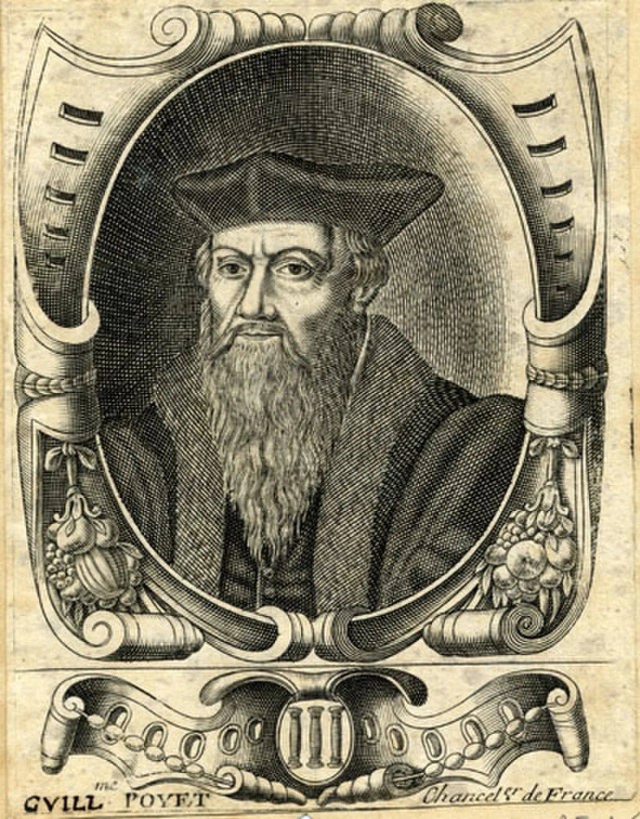 Portrait of Guillaume Poyet (1473–1548) – memorial page