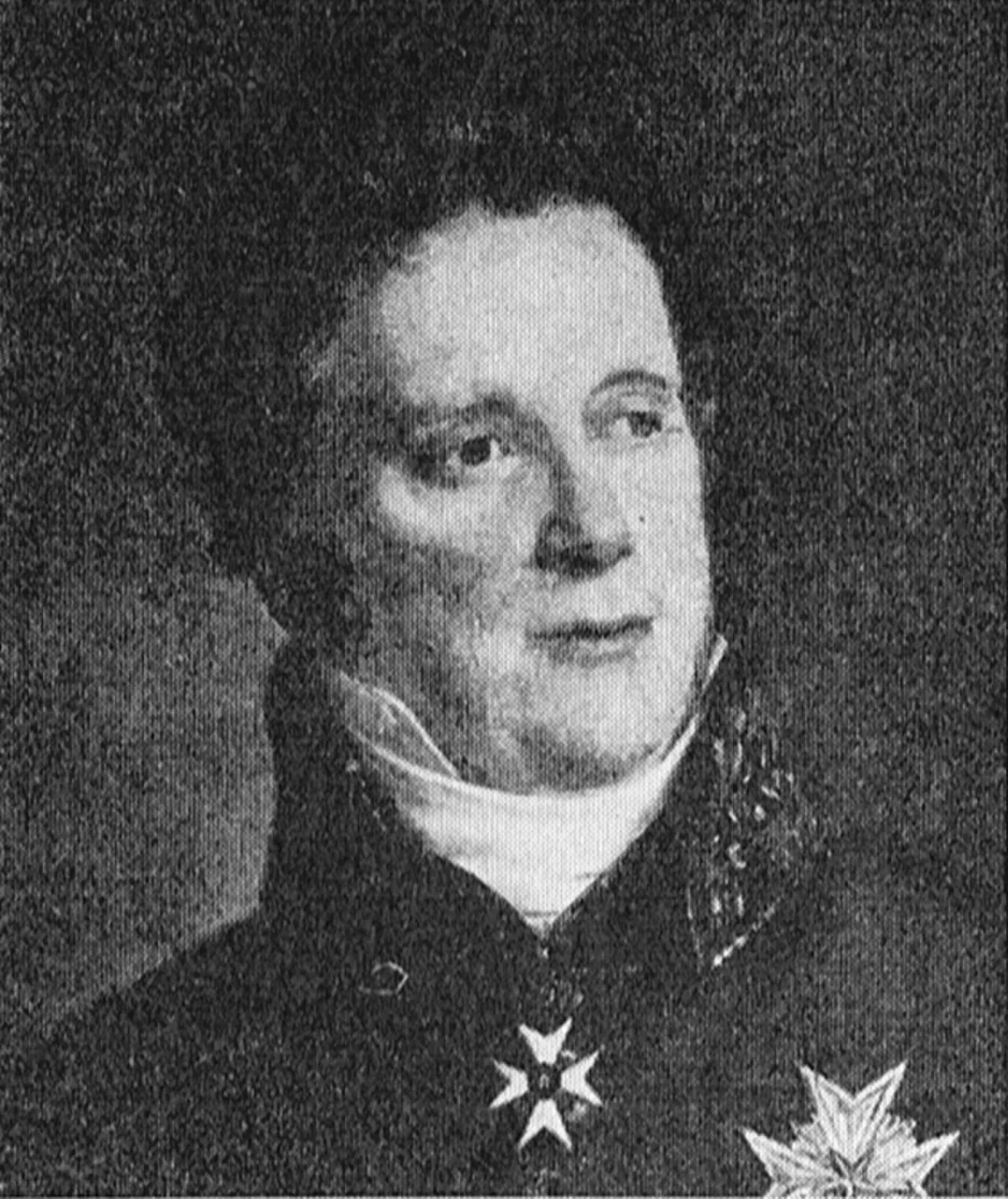Portrait of Gustaf Wathier Hamilton (1783–1835) – memorial page