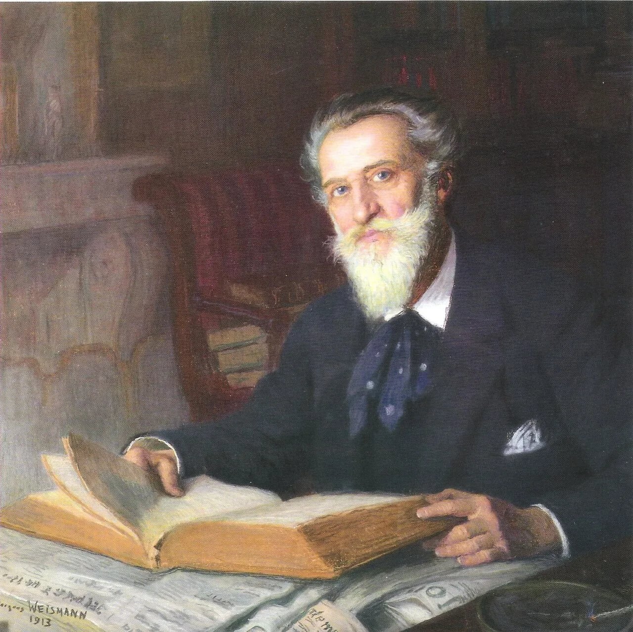 Porträt von Gustave Rivet (1848–1936) – Gedenkseite