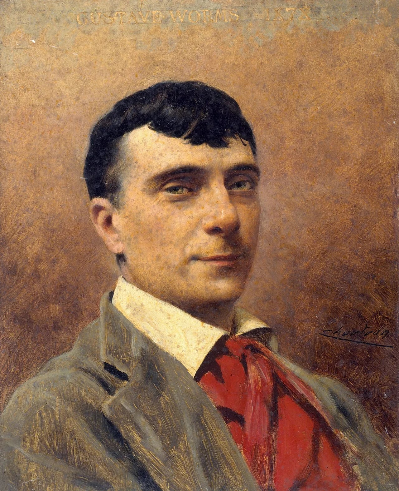 Porträt von Gustave Worms (1836–1910) – Gedenkseite