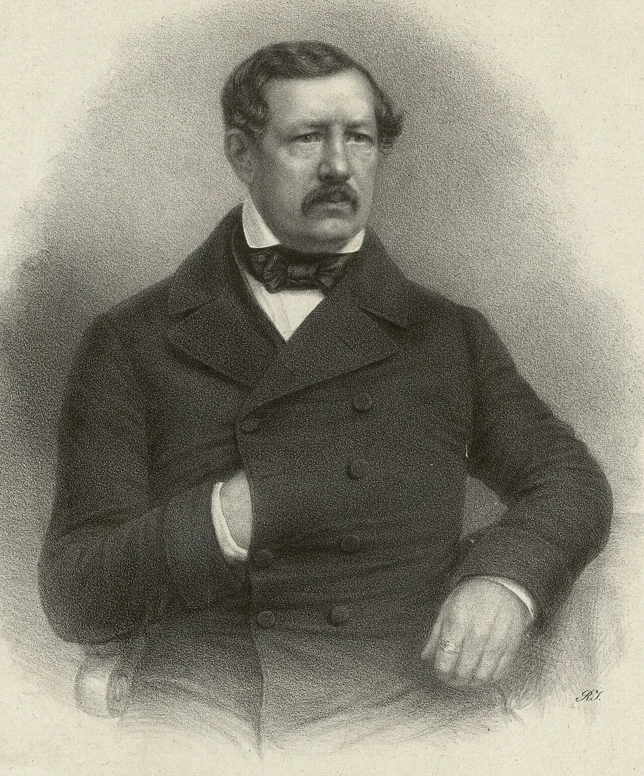 Portrait of Gustav von Potworowski (1800–1860) – memorial page
