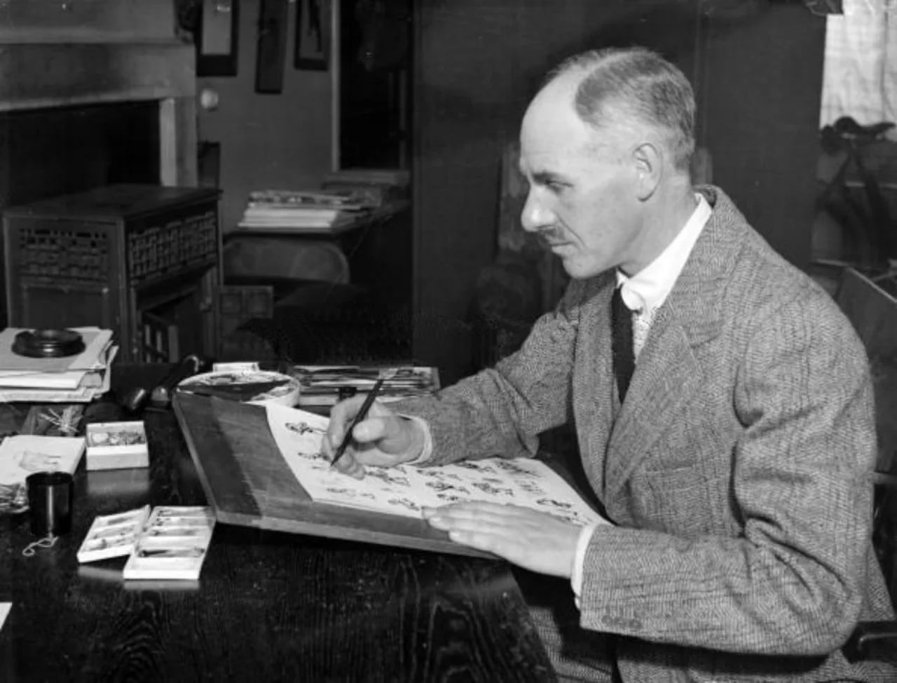 Porträt von H. M. Bateman (1887–1970) – Gedenkseite