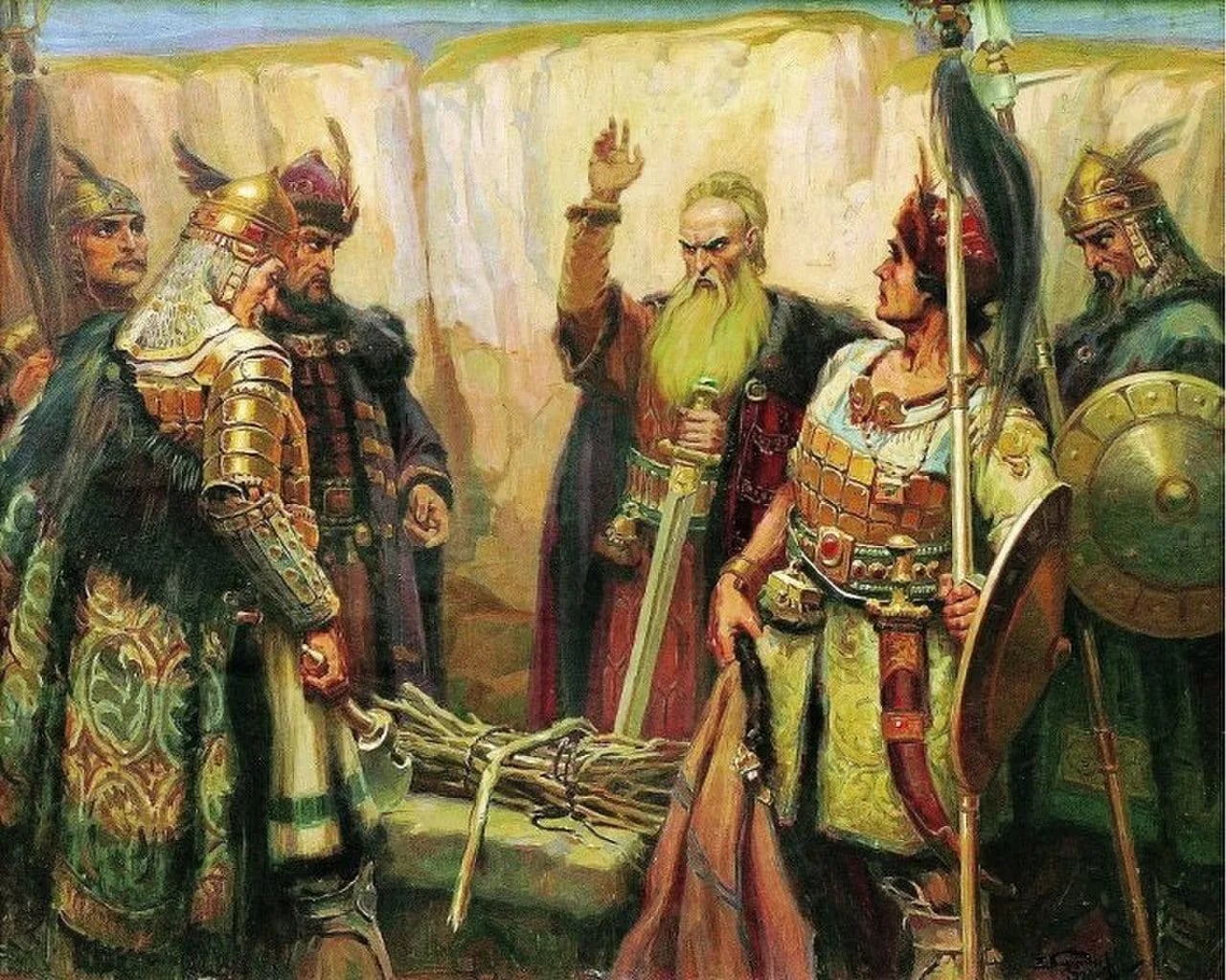 Porträt von Kubrat (605–665) – Gedenkseite