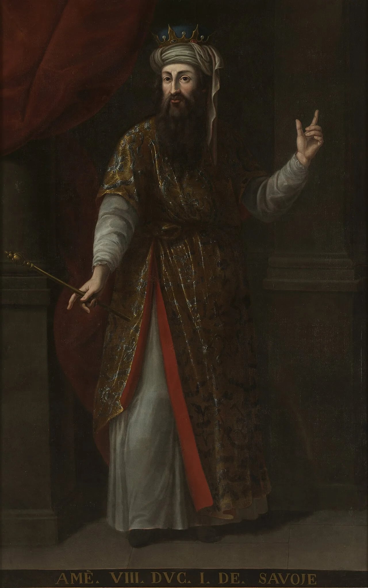 Porträt von Felix V. (1383–1451) – Gedenkseite