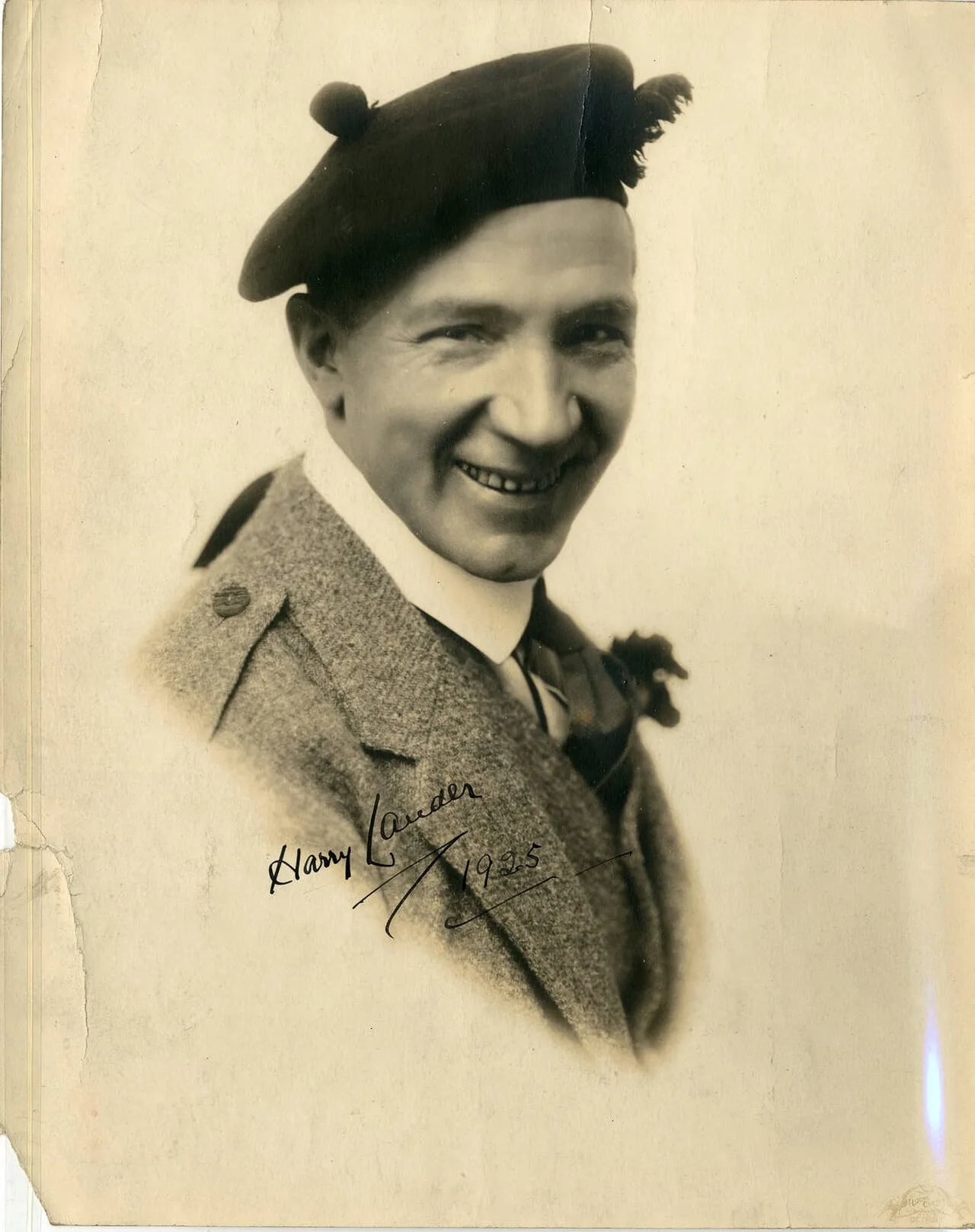 Porträt von Harry Lauder (1870–1950) – Gedenkseite