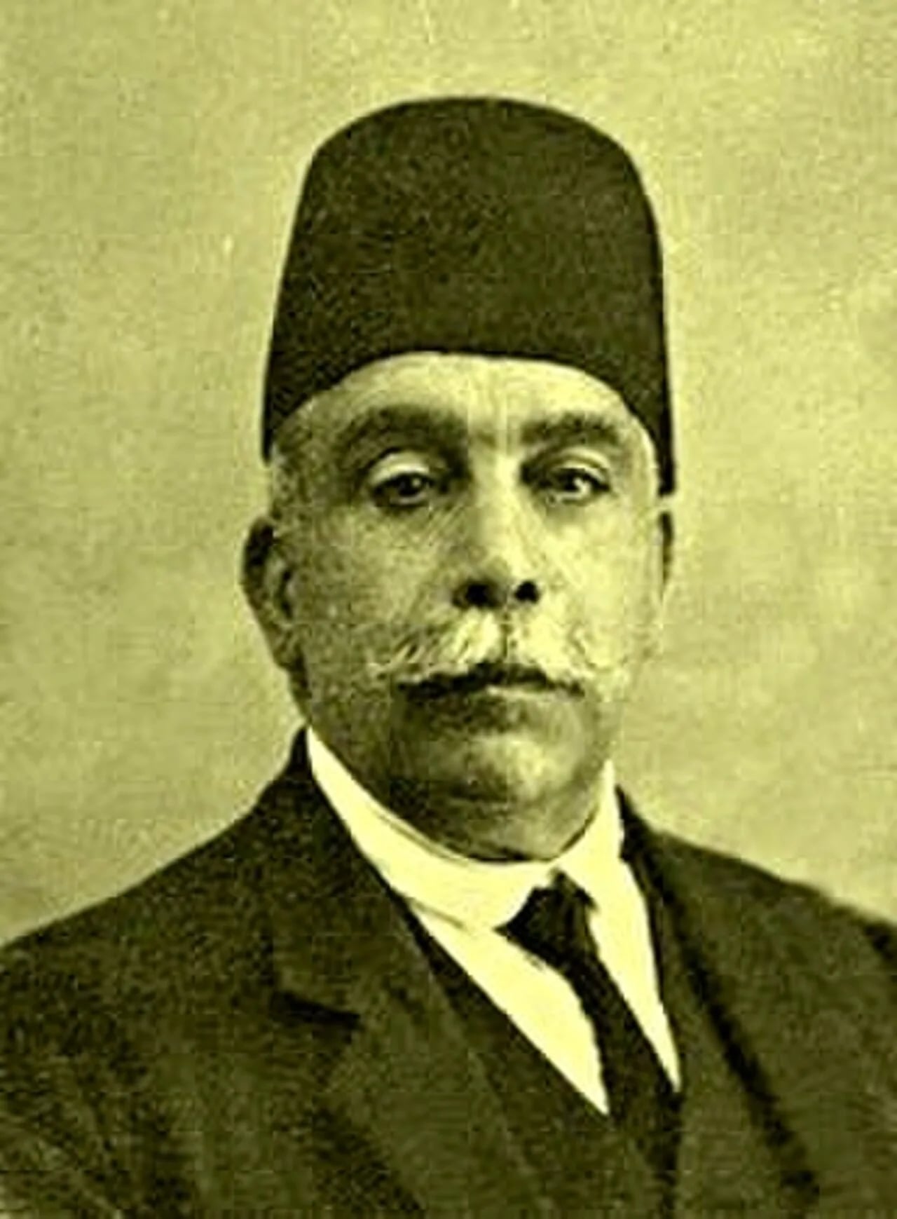 Porträt von Hassine Bouhageb (1872–1946) – Gedenkseite