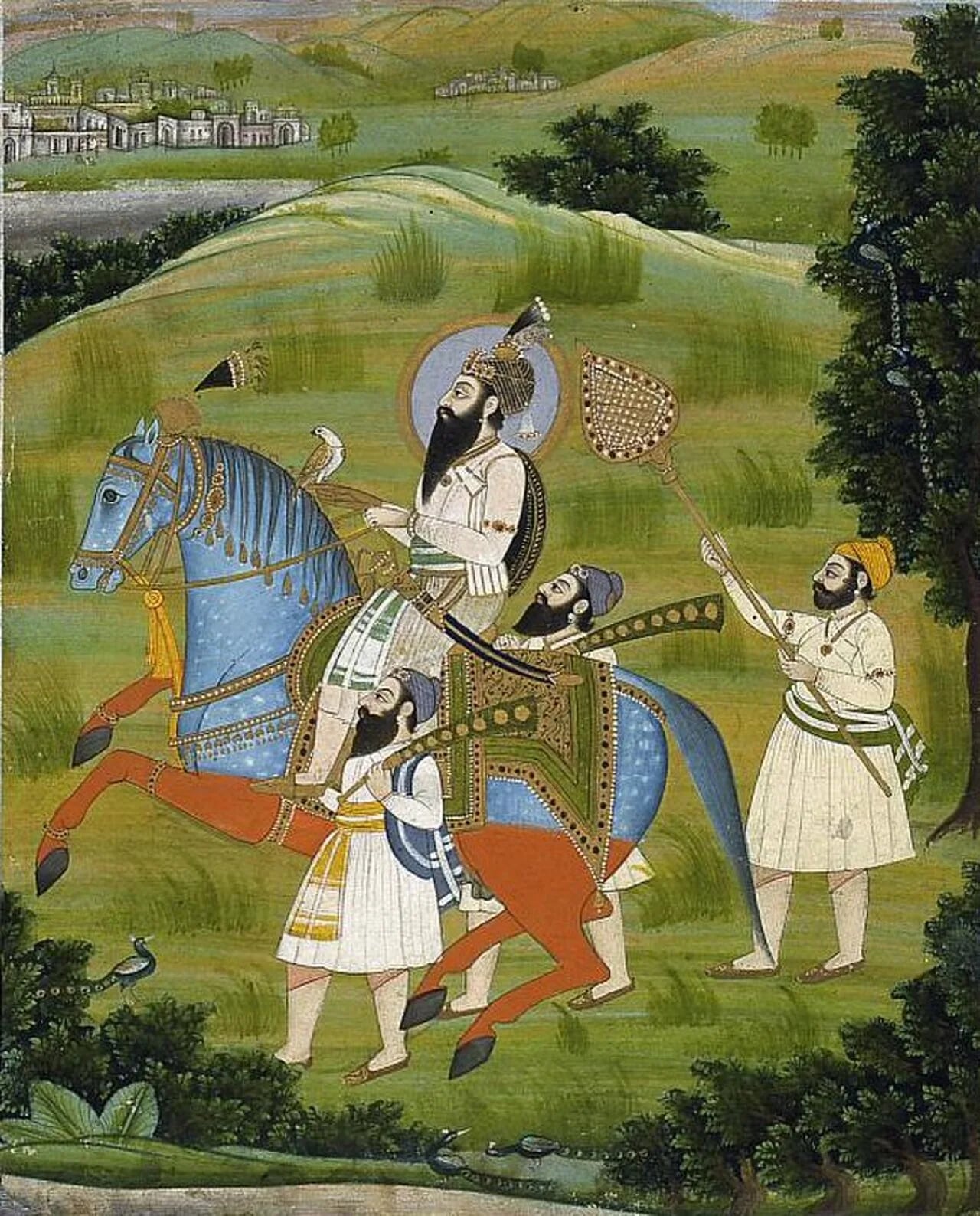 Porträt von Gobind Singh (1666–1708) – Gedenkseite