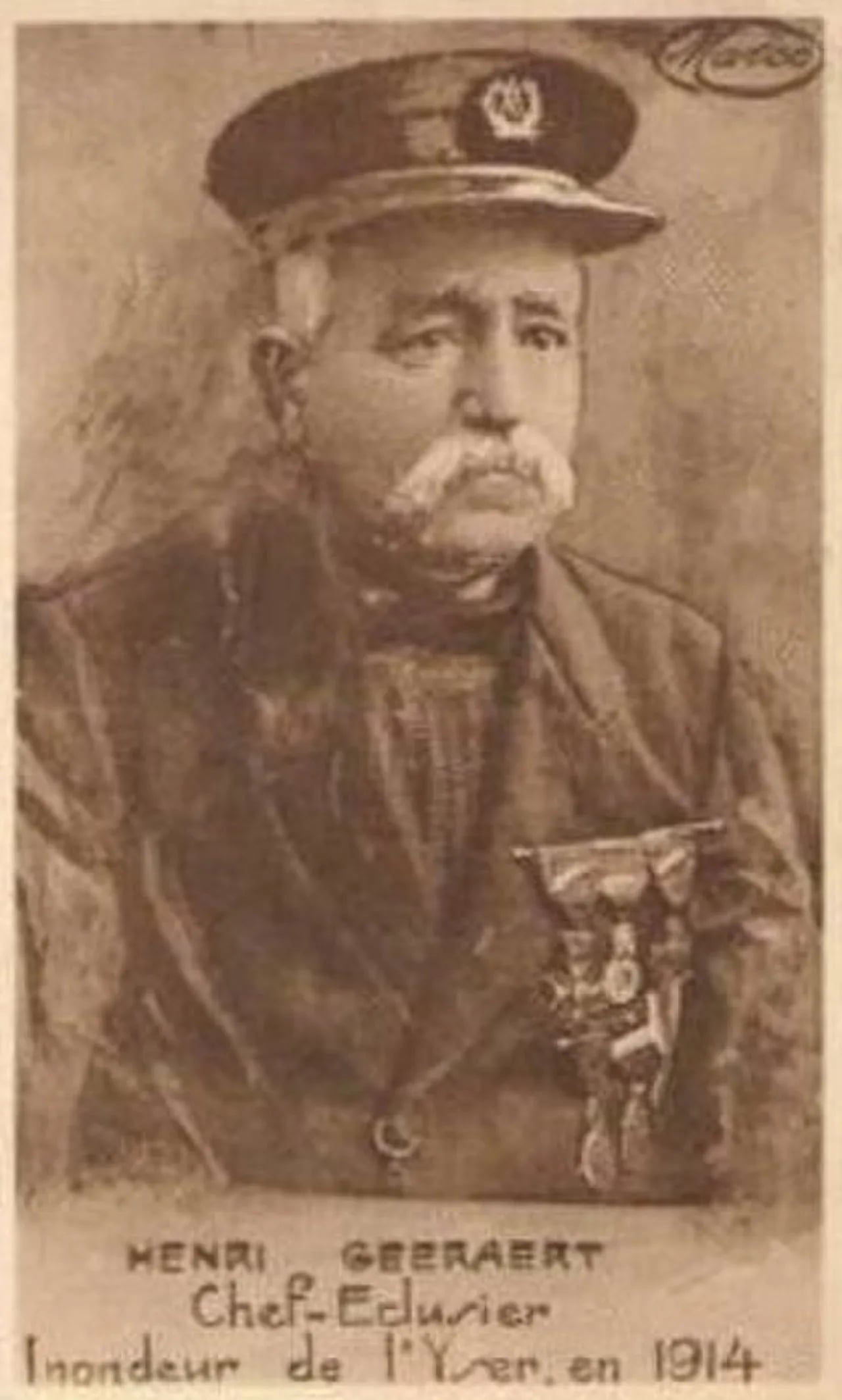 Porträt von Hendrik Geeraert (1863–1925) – Gedenkseite