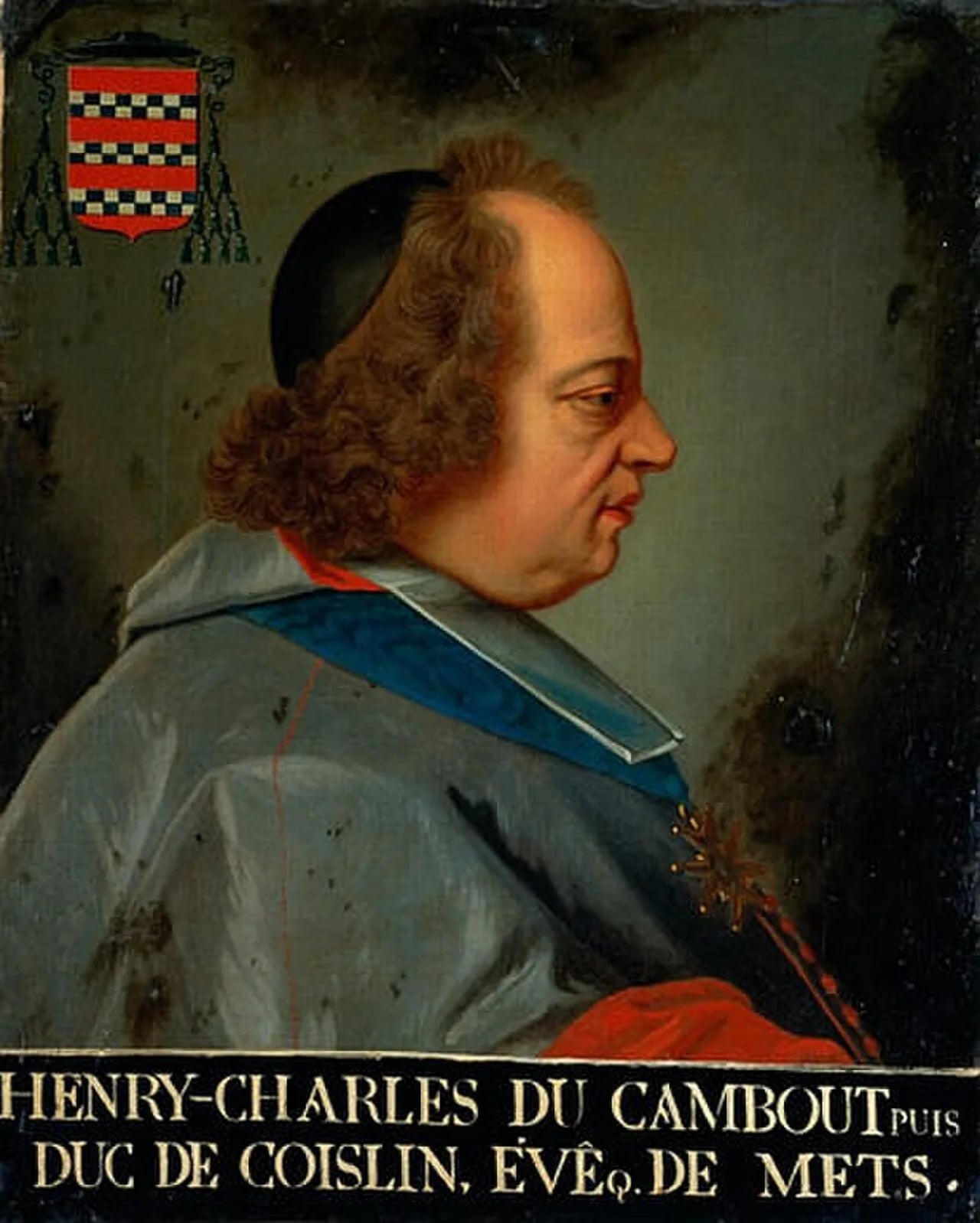 Portrait of Henri Charles du Cambout de Coislin (1665–1732) – memorial page