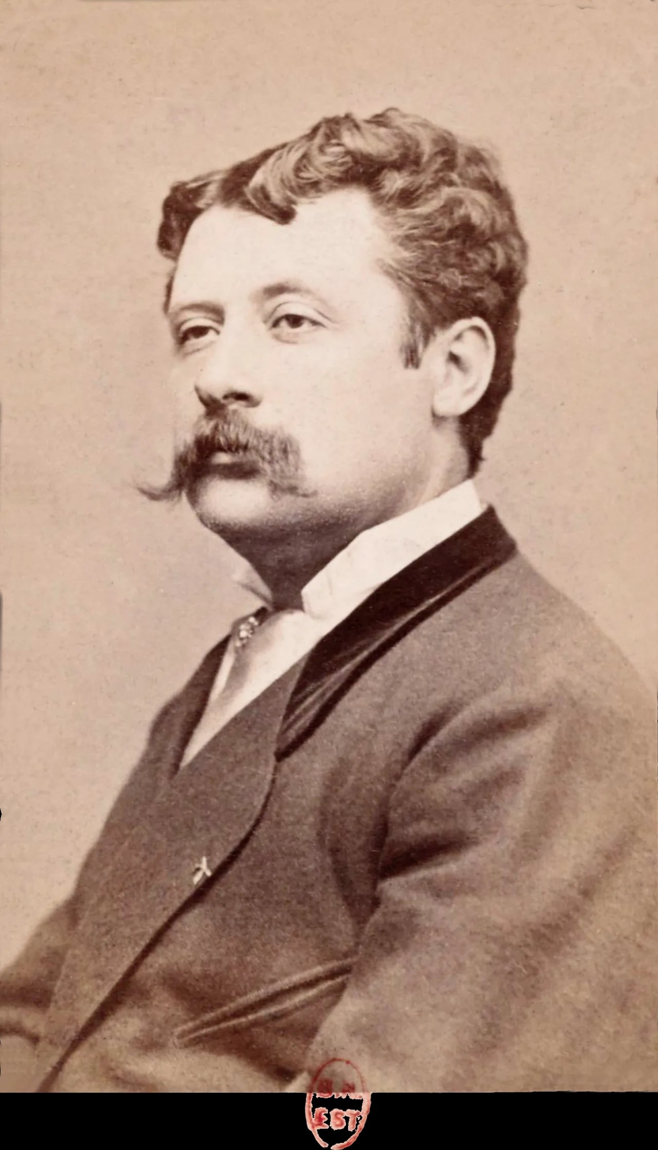 Porträt von Henri-Joseph Dugué de La Fauconnerie (1835–1914) – Gedenkseite