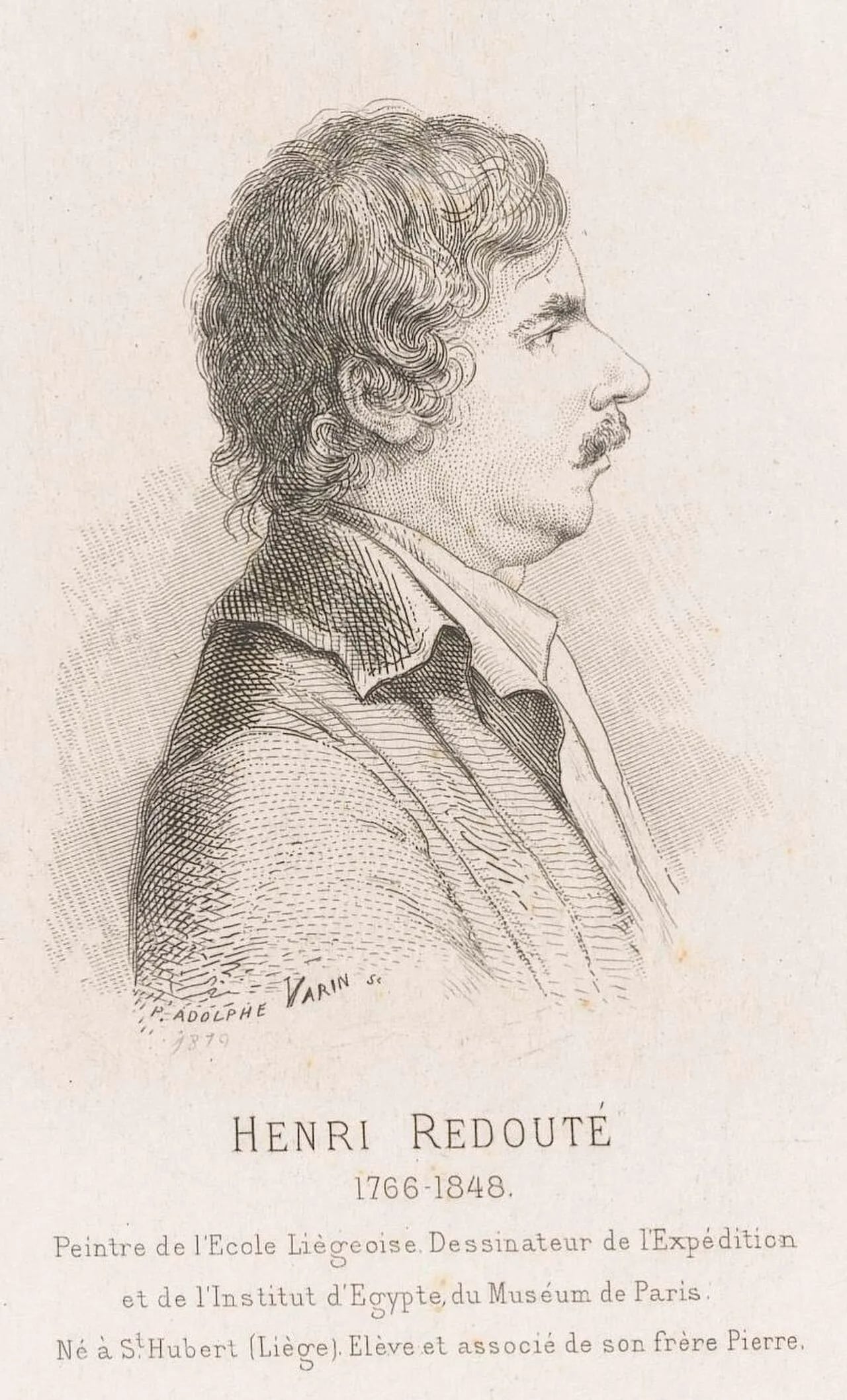 Portrait of Henri-Joseph Redouté (1766–1852) – memorial page