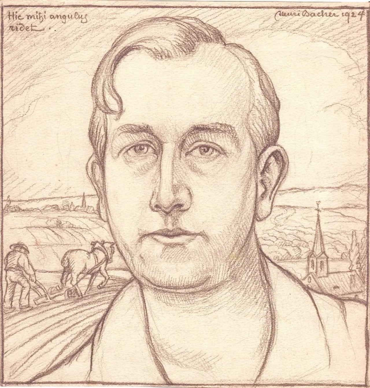 Portrait of Henri Bacher (1890–1934) – memorial page
