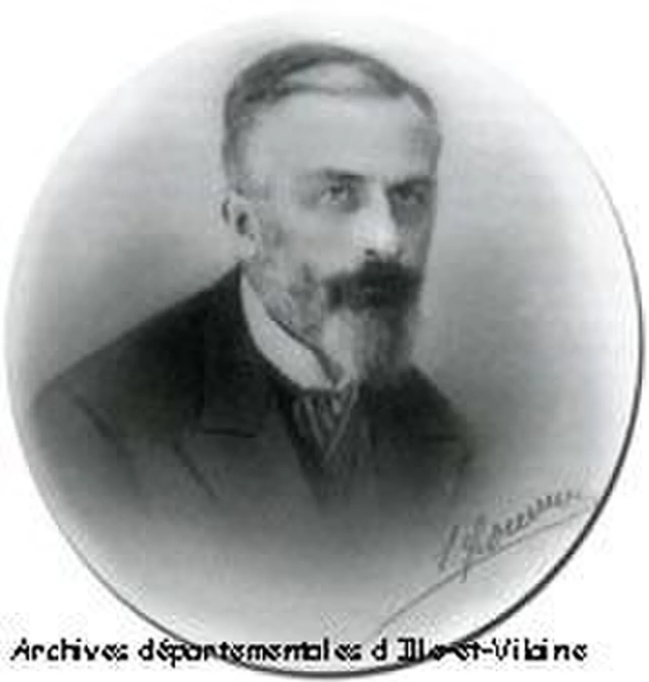 Porträt von Henri Bourde de La Rogerie (1873–1949) – Gedenkseite