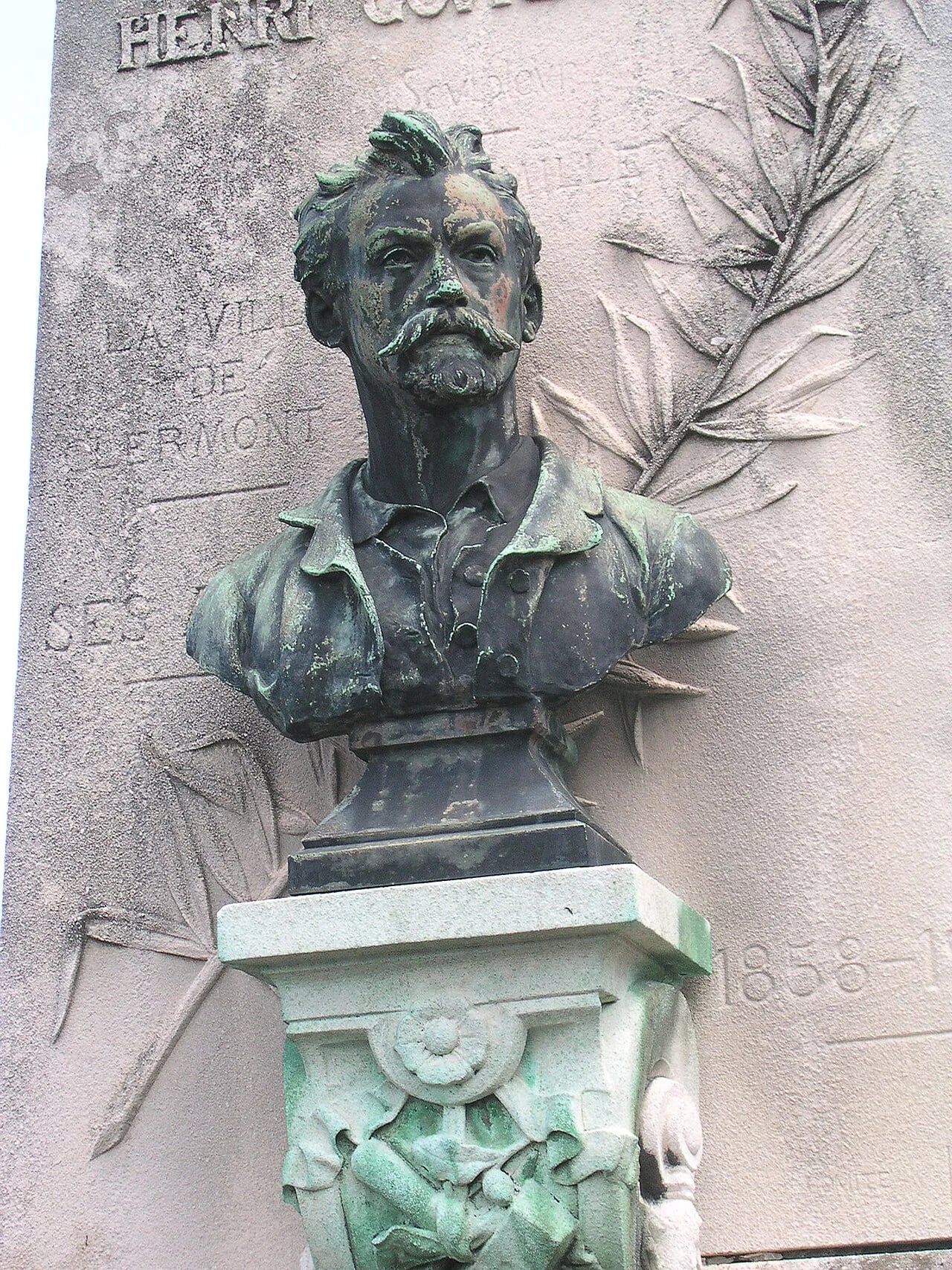 Porträt von Henri Gourgouillon (1858–1902) – Gedenkseite