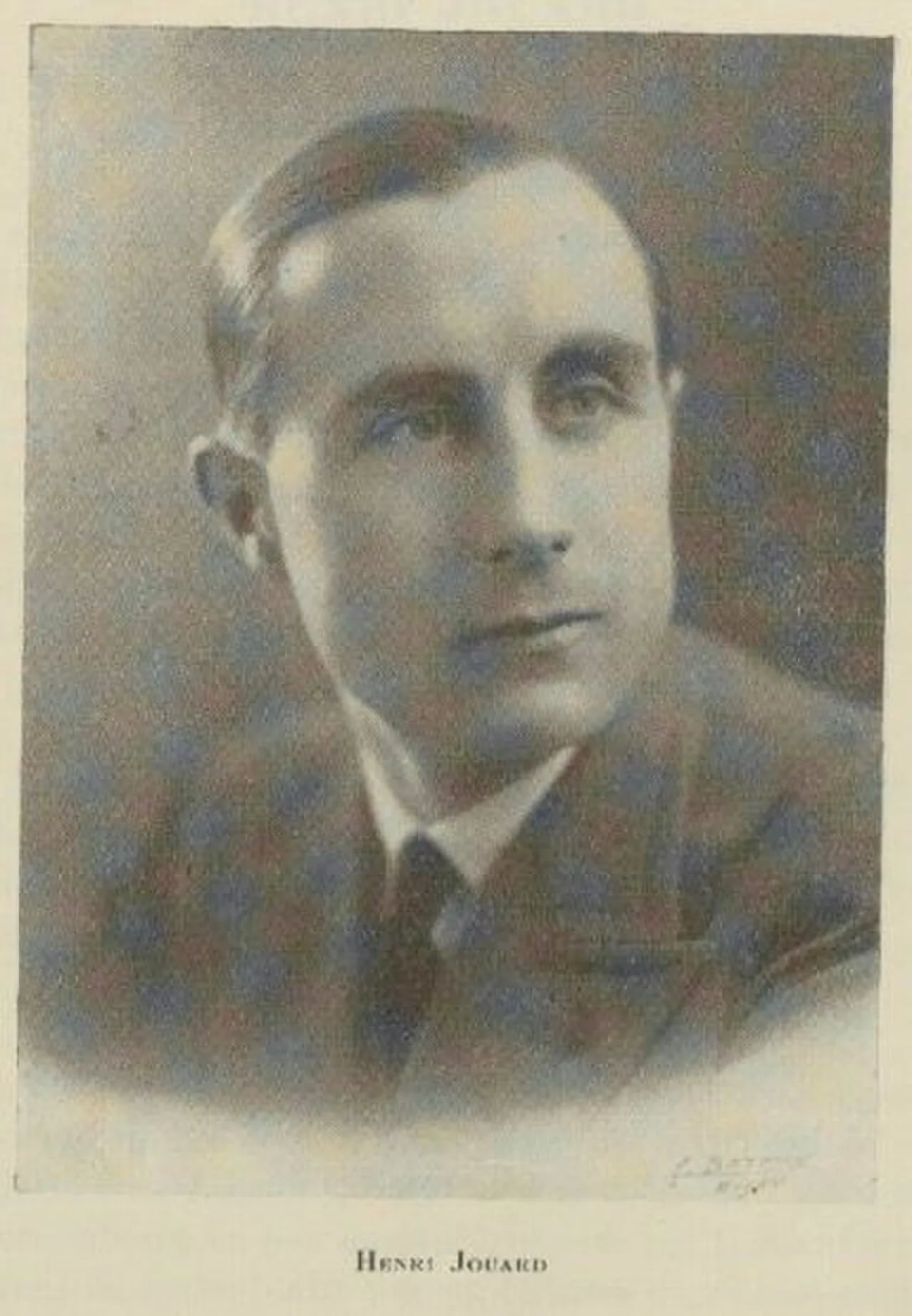 Portrait of Henri Louis Ernest Jouard (1896–1938) – memorial page
