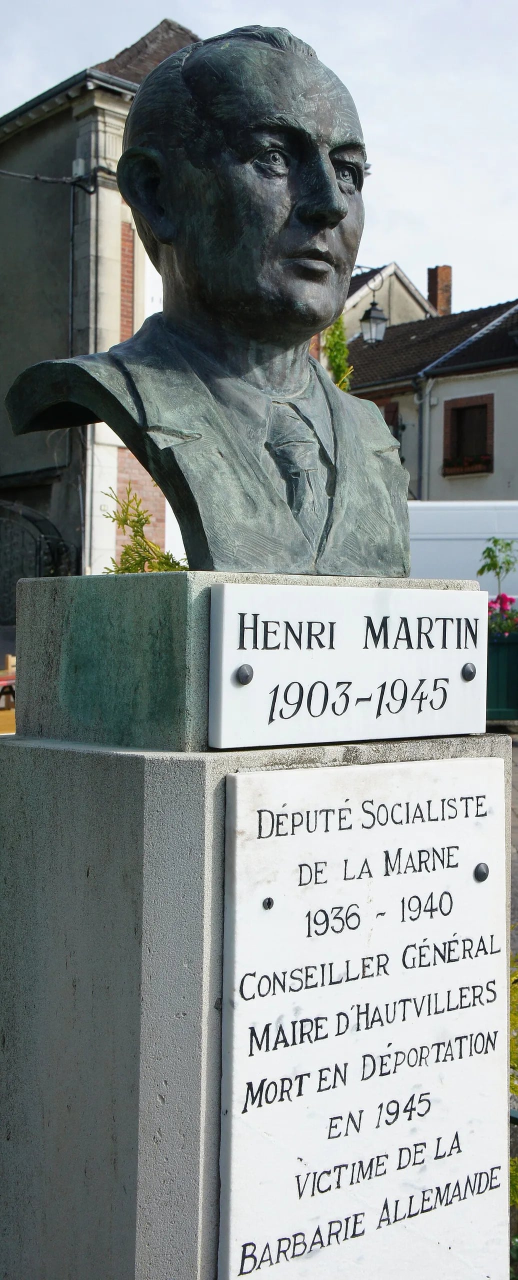 Porträt von Henri Martin (1903–1945) – Gedenkseite