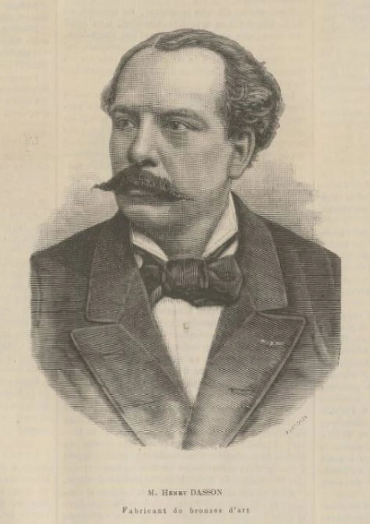 Porträt von Henry Dasson (1825–1896) – Gedenkseite