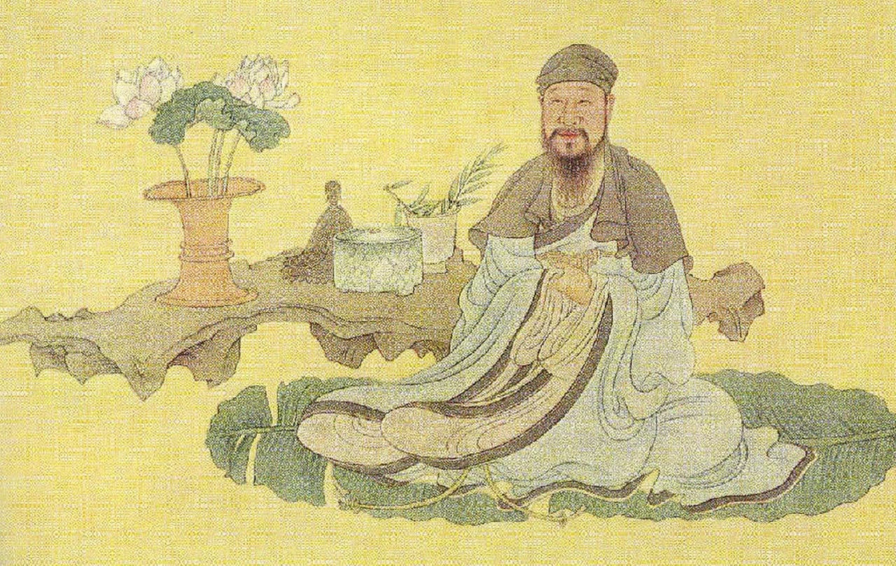 Porträt von Bai Juyi (772–846) – Gedenkseite