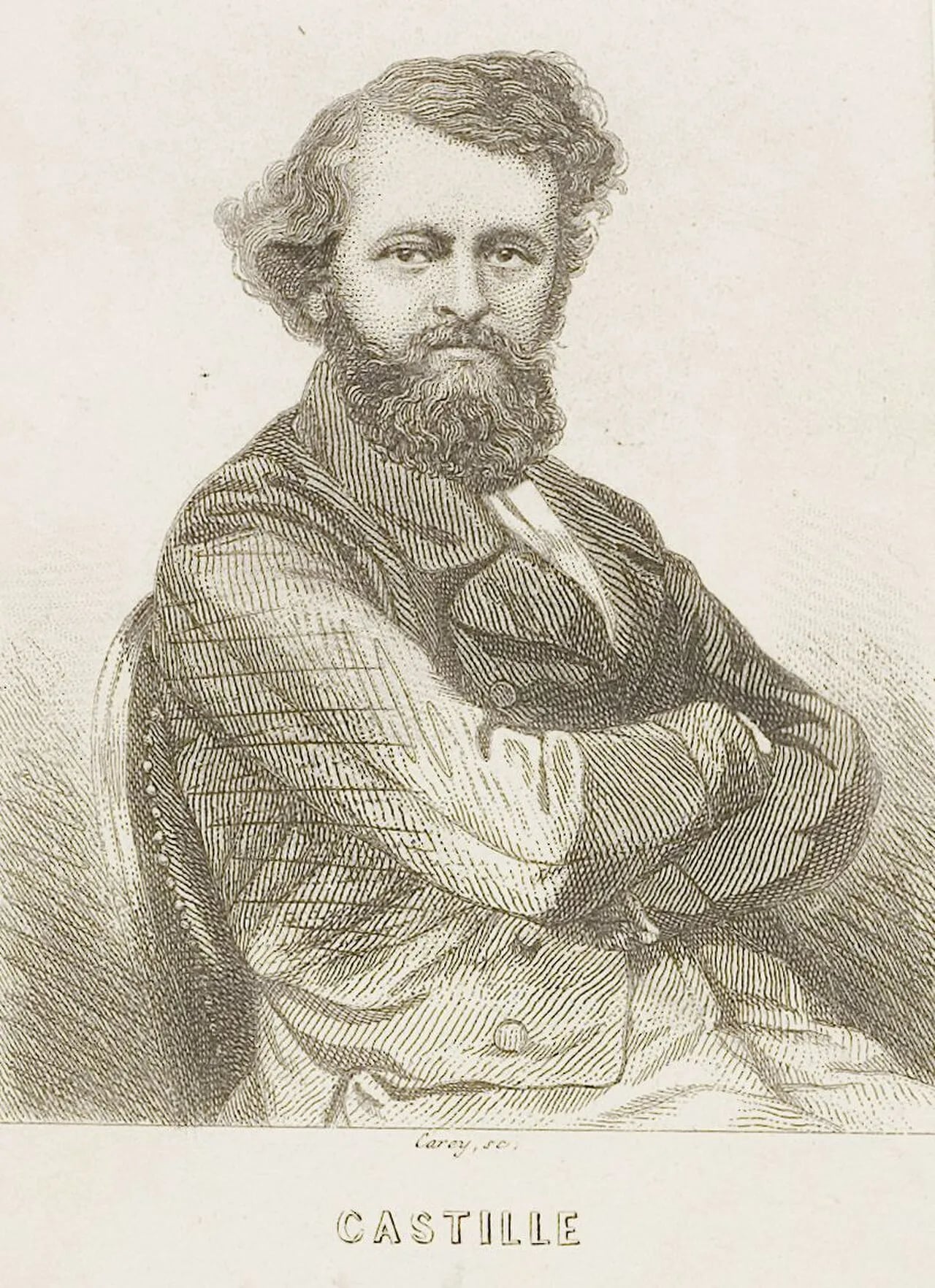 Porträt von Hippolyte Castille (1820–1886) – Gedenkseite