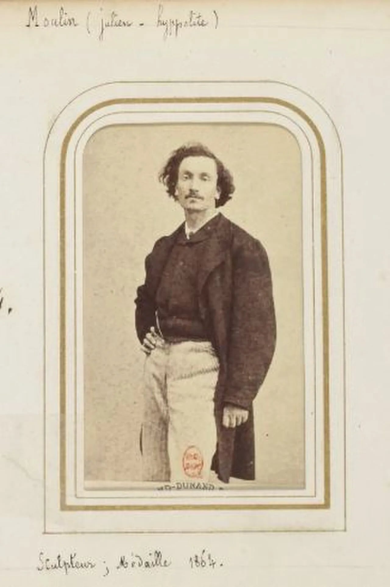 Porträt von Hippolyte Moulin (1832–1883) – Gedenkseite