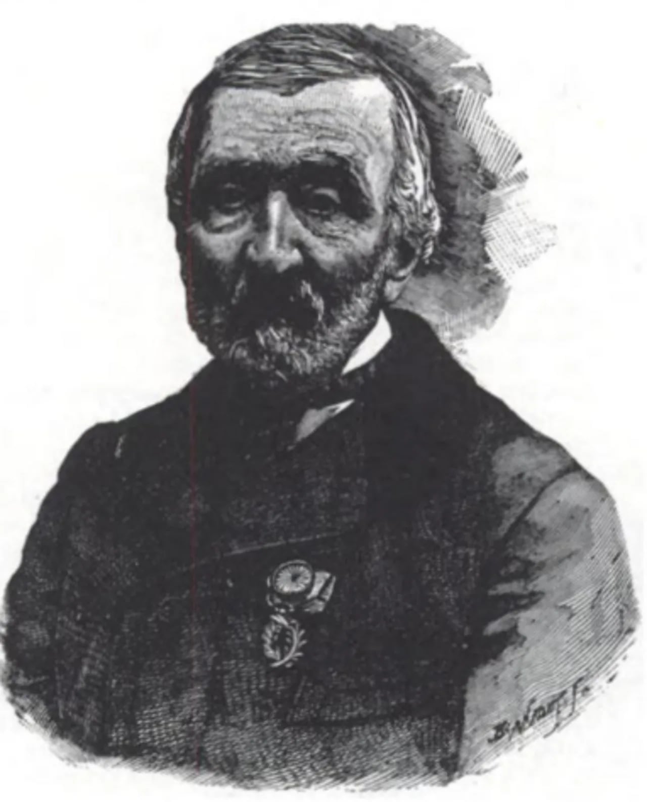 Portrait of Hippolyte Sauvage (1823–1914) – memorial page