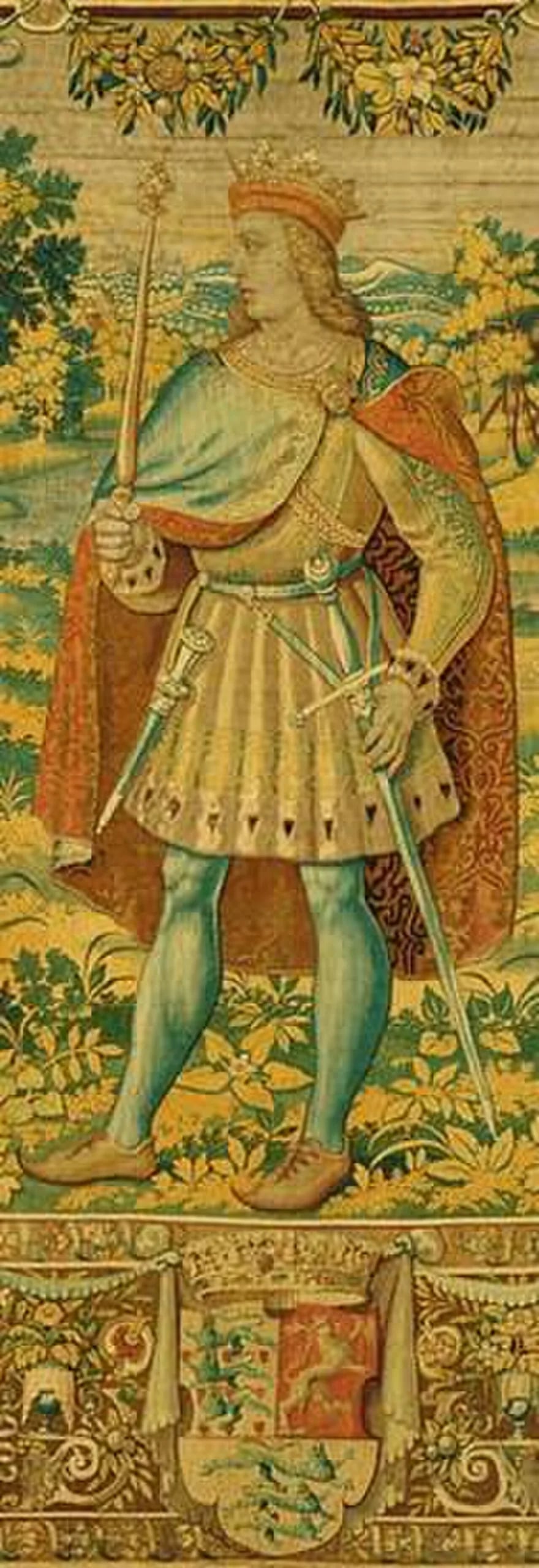Porträt von Olav II. (1370–1387) – Gedenkseite