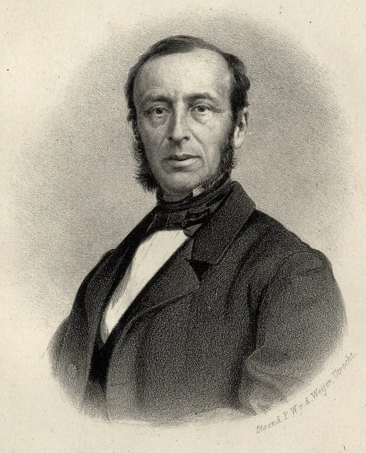 Porträt von Hubert Alexander Maurits van Asch van Wijck (1815–1868) – Gedenkseite