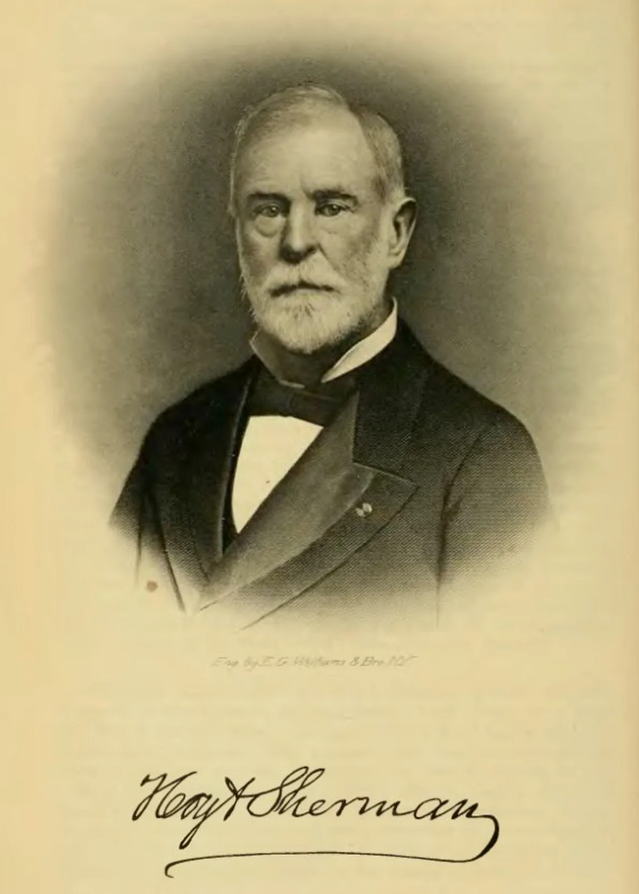 Portrait of Hoyt Sherman (1827–1904) – memorial page