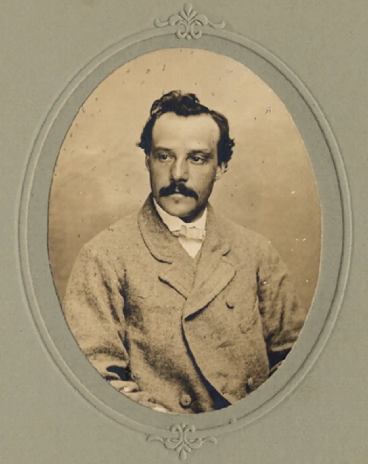 Porträt von Hubert LaRue (1833–1881) – Gedenkseite