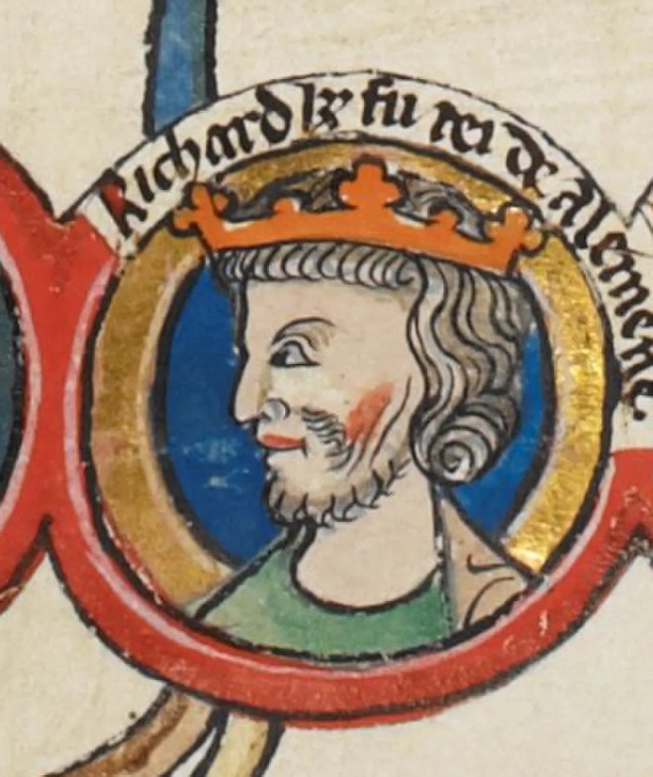 Porträt von Richard von Cornwall (1209–1272) – Gedenkseite