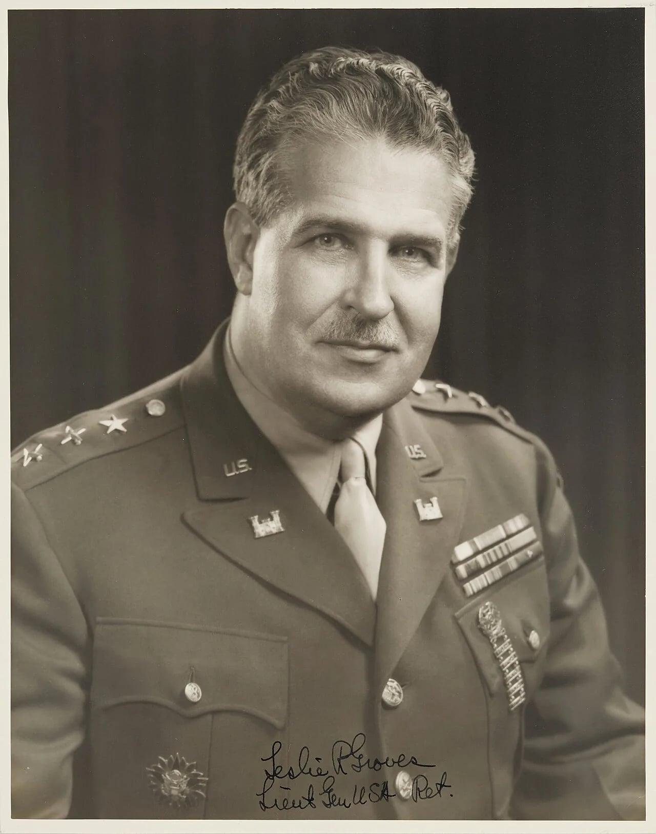 Portrait of Leslie R. Groves (1896–1970) – memorial page
