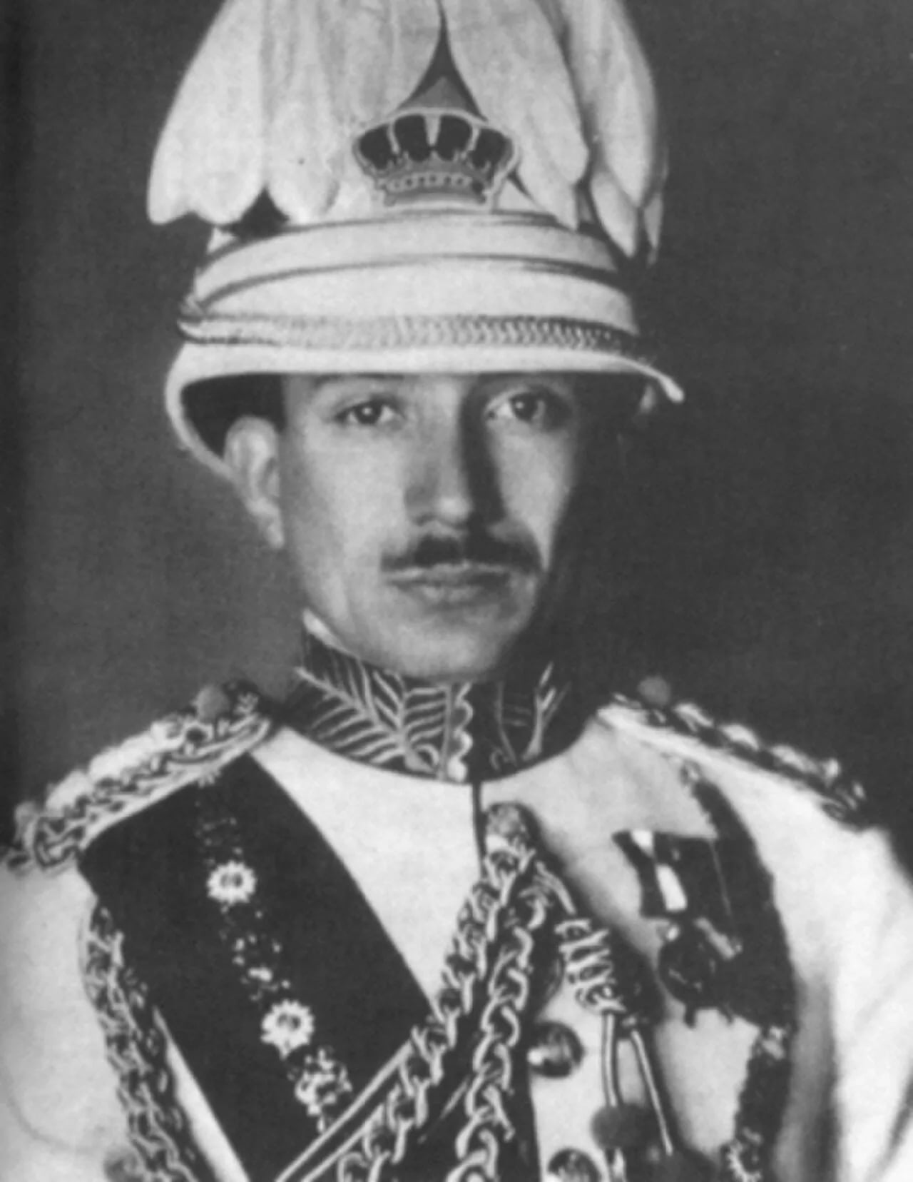 Porträt von Ghazi I. (1912–1939) – Gedenkseite