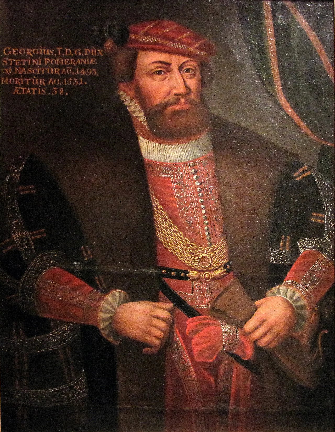 Porträt von Georg I. (1493–1531) – Gedenkseite