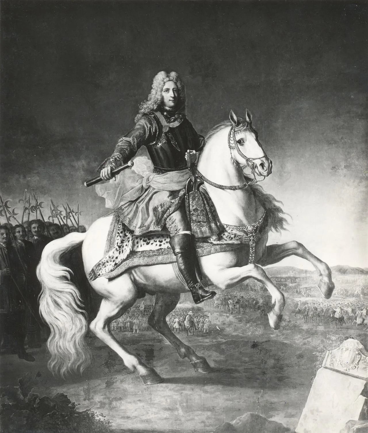Porträt von Jean Philippe Eugène de Merode-Westerloo (1674–1732) – Gedenkseite