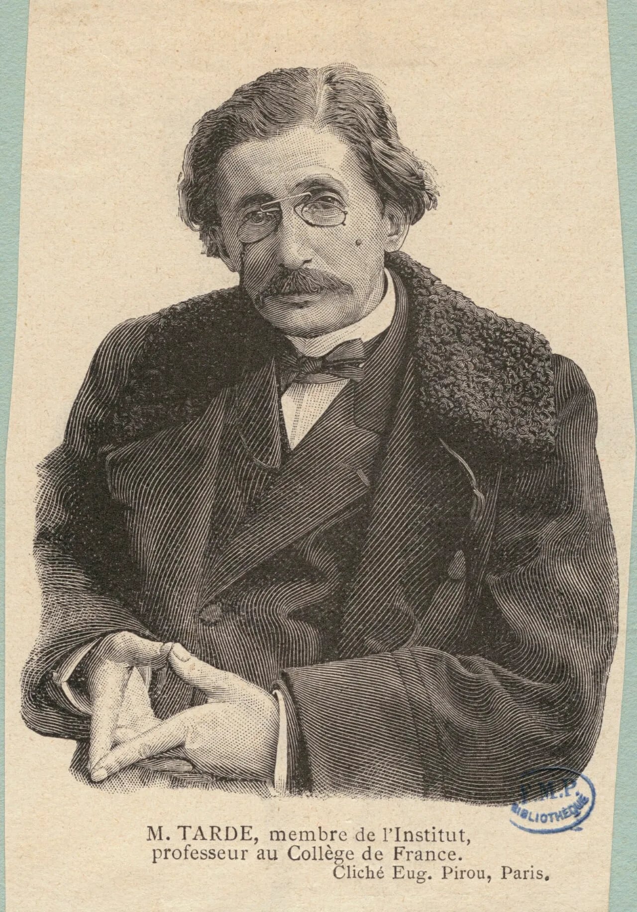 Porträt von Gabriel Tarde (1843–1904) – Gedenkseite