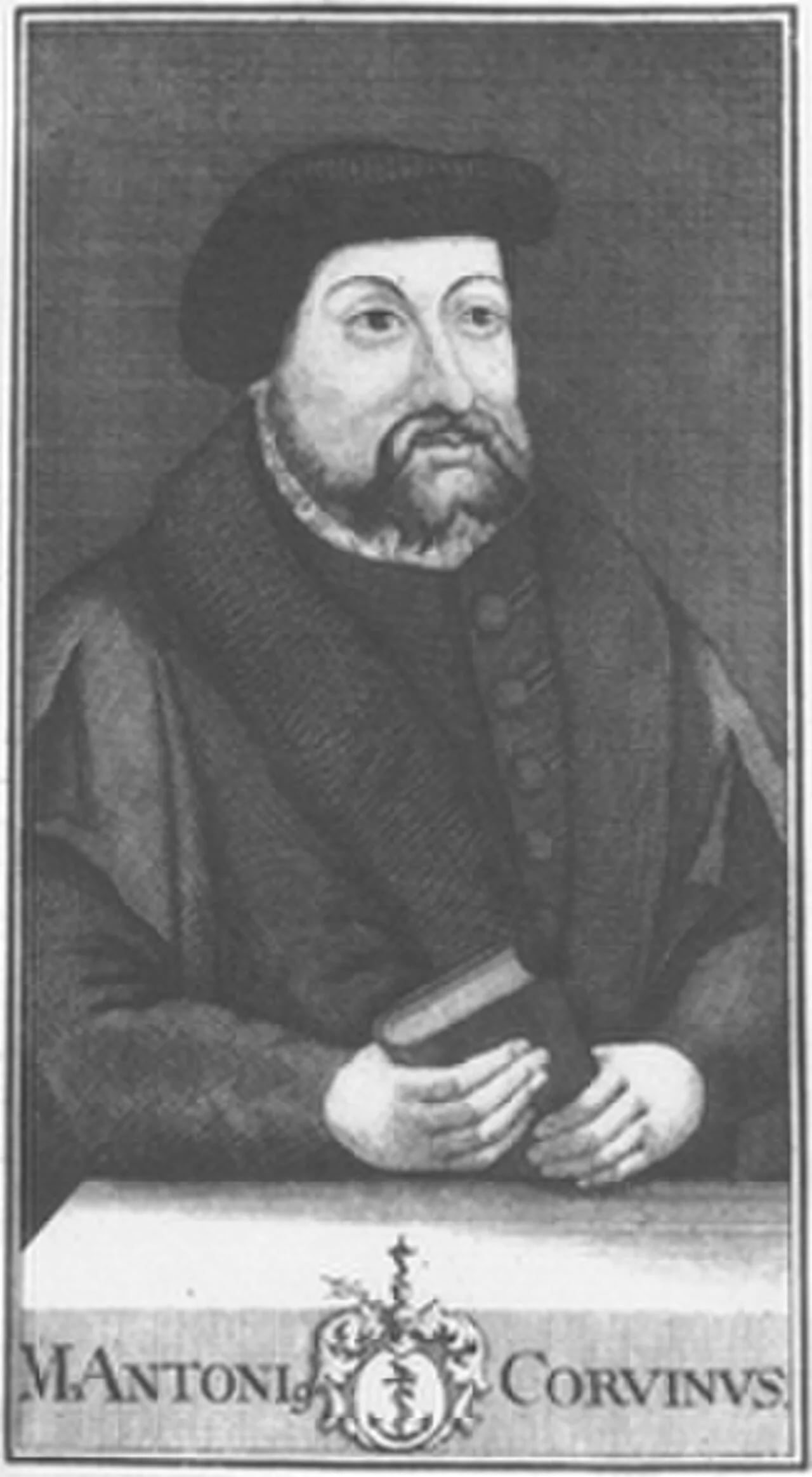 Porträt von Anton Corvinus (1501–1553) – Gedenkseite