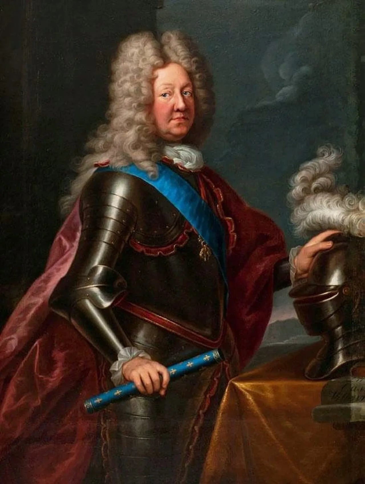 Porträt von Louis Joseph de Bourbon, duc de Vendôme (1654–1712) – Gedenkseite