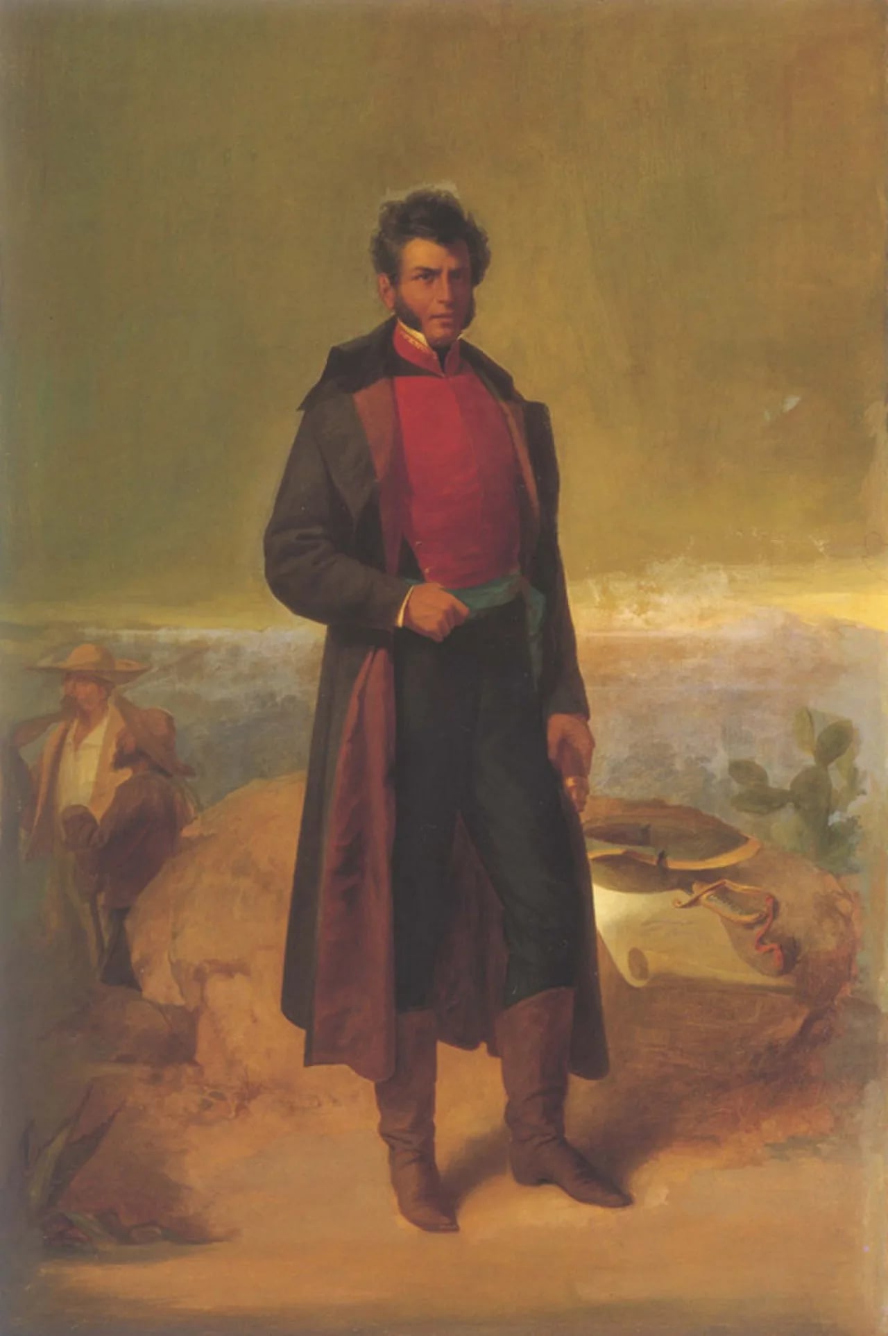 Porträt von Vicente Guerrero (1782–1831) – Gedenkseite