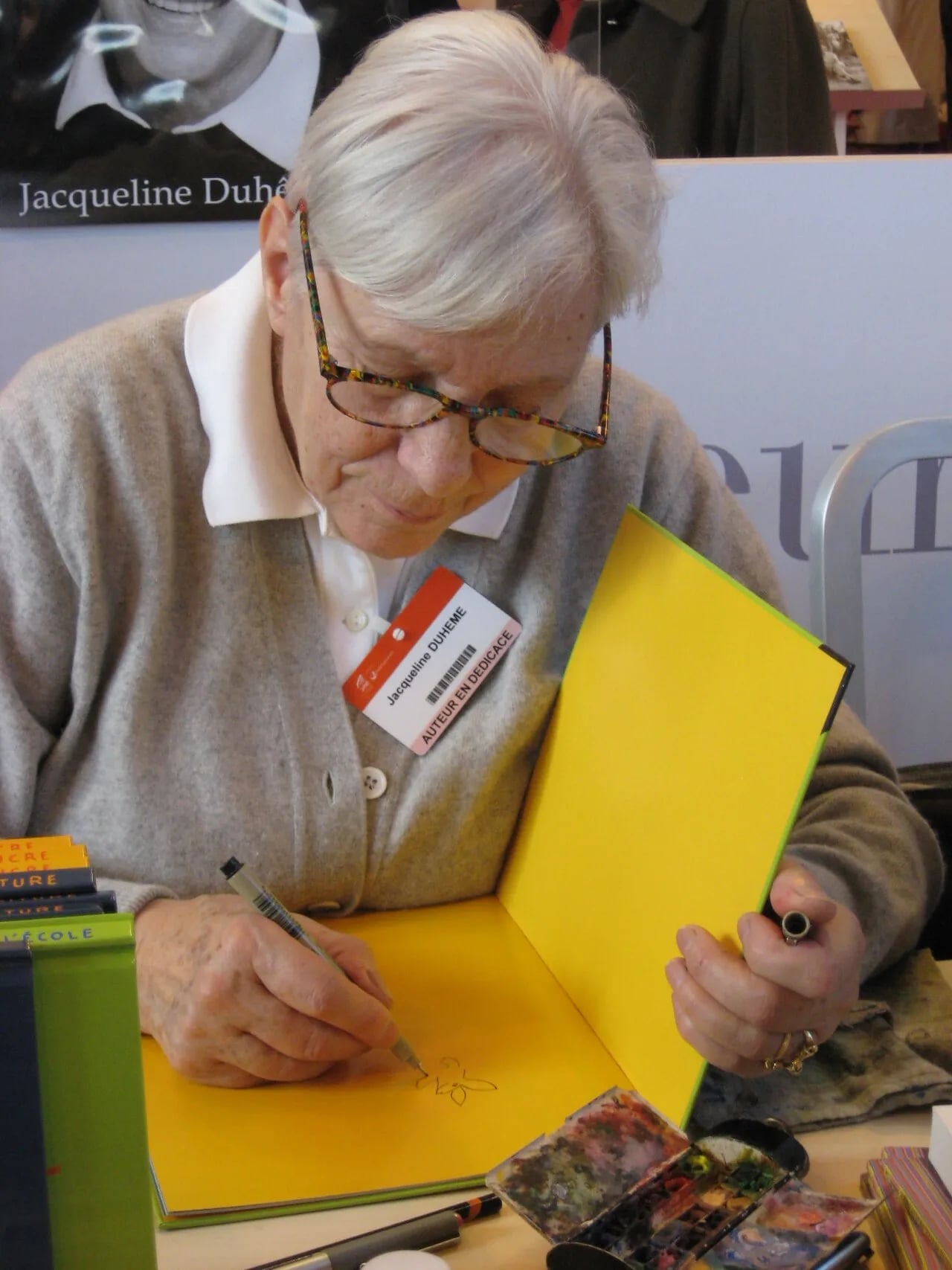 Porträt von Jacqueline Duhême (1927–2024) – Gedenkseite