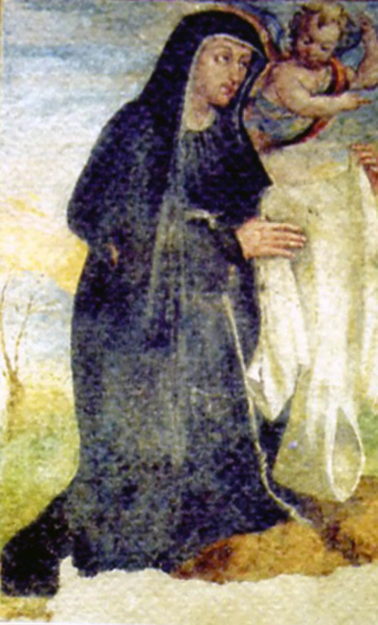 Porträt von Jacoba von Settesoli (1190–1239) – Gedenkseite