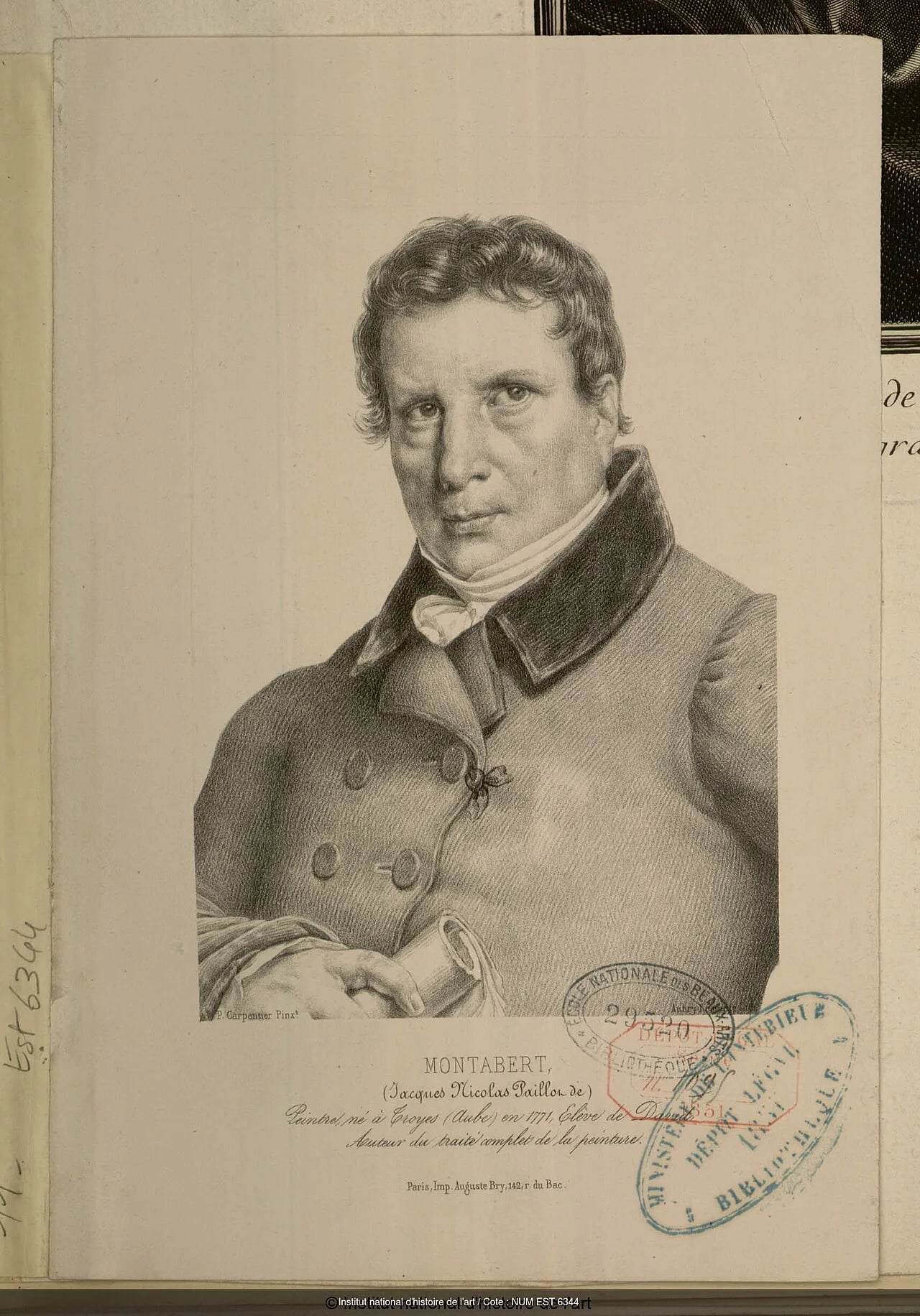 Portrait of Jacques-Nicolas Paillot de Montabert (1771–1849) – memorial page